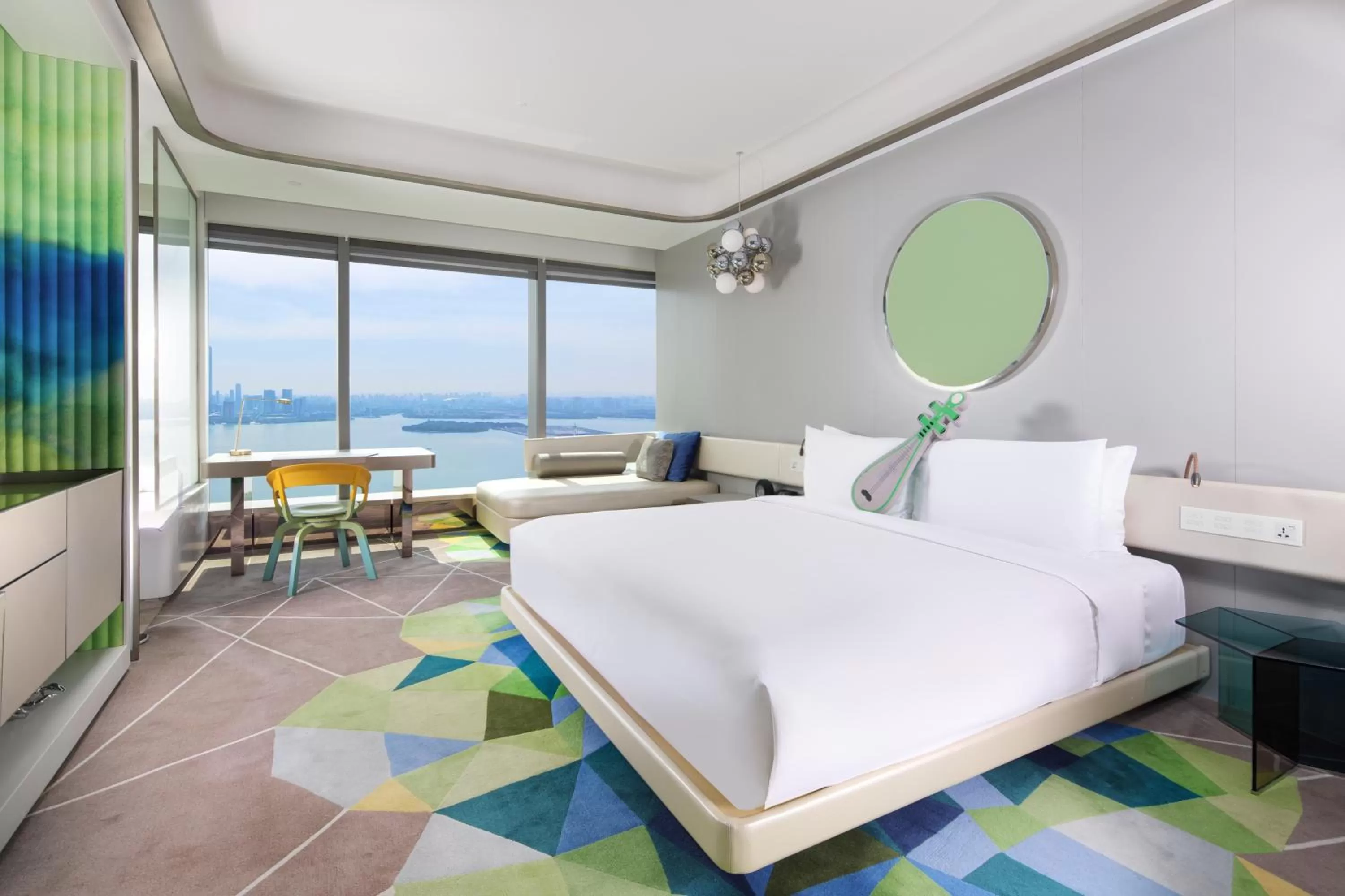 Photo of the whole room, Bed in W Suzhou - Jinji Lake