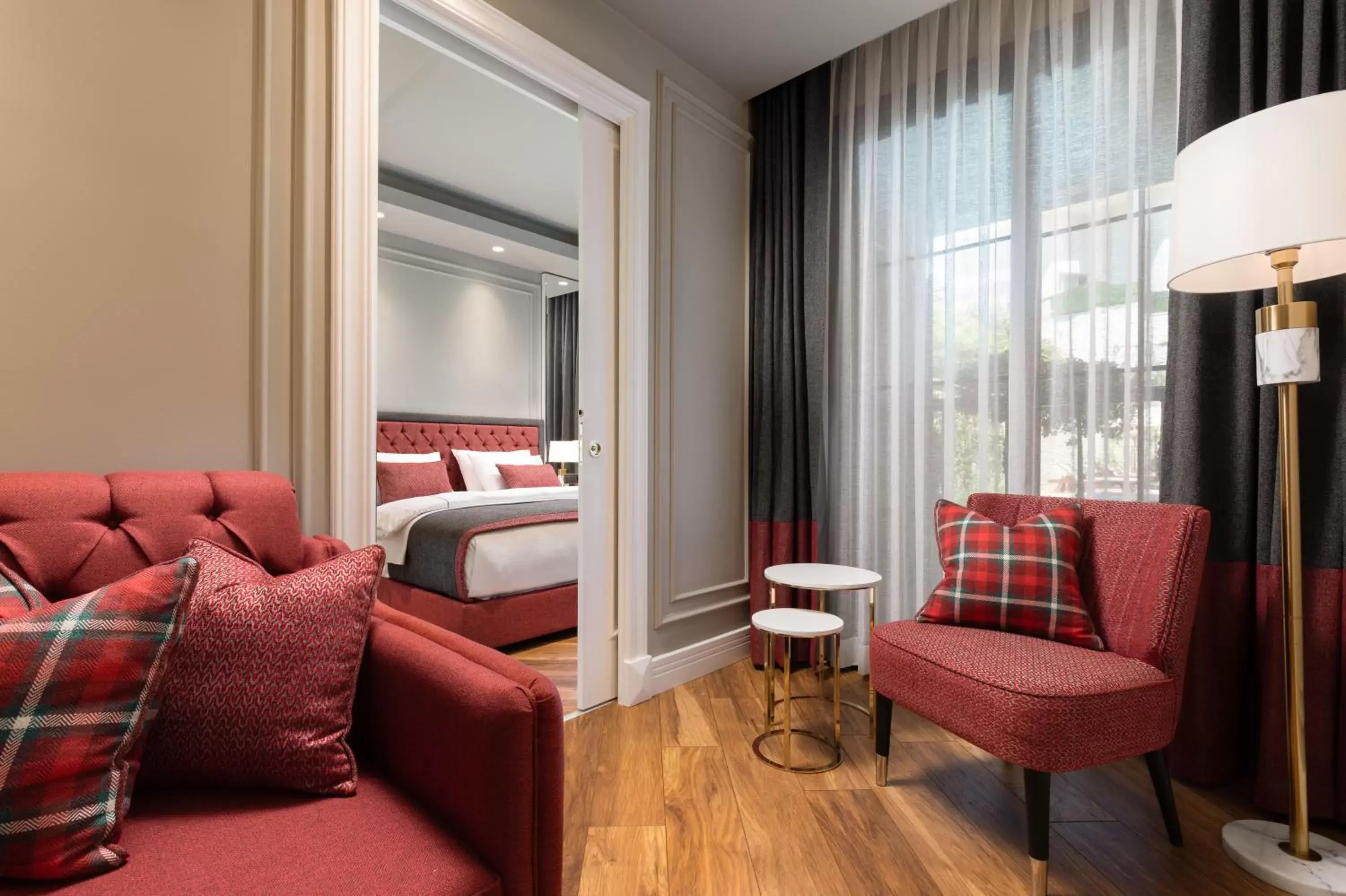 Communal lounge/ TV room, Bed in Motif Hotel Çeşme Communal lounge/ TV room, Bed in Motif Hotel Çeşme