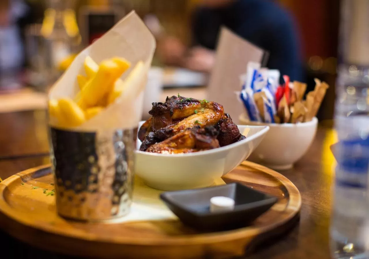 Food and drinks in Castle Hotel Macroom