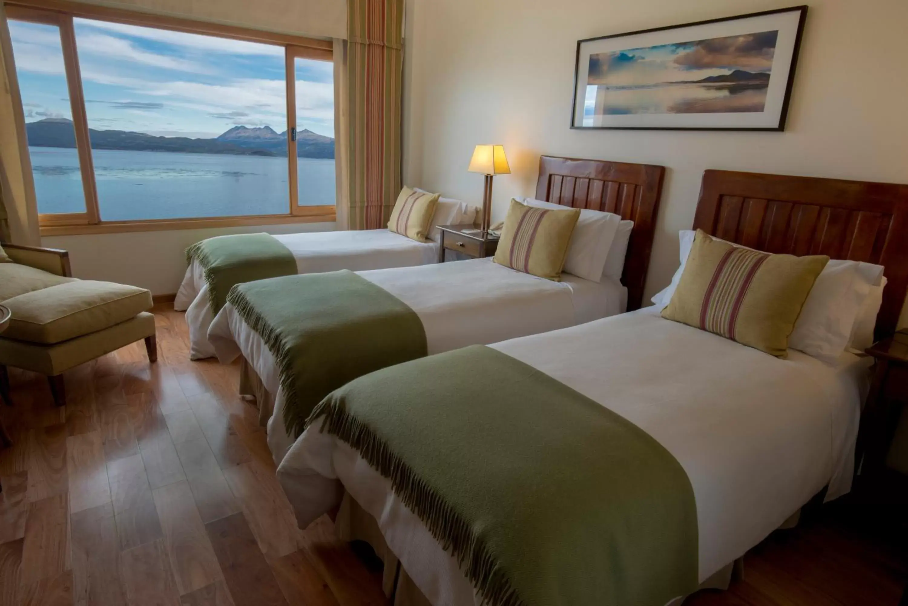 Premium Triple Room with Beagle Channel View in Los Cauquenes Resort + Spa + Experiences