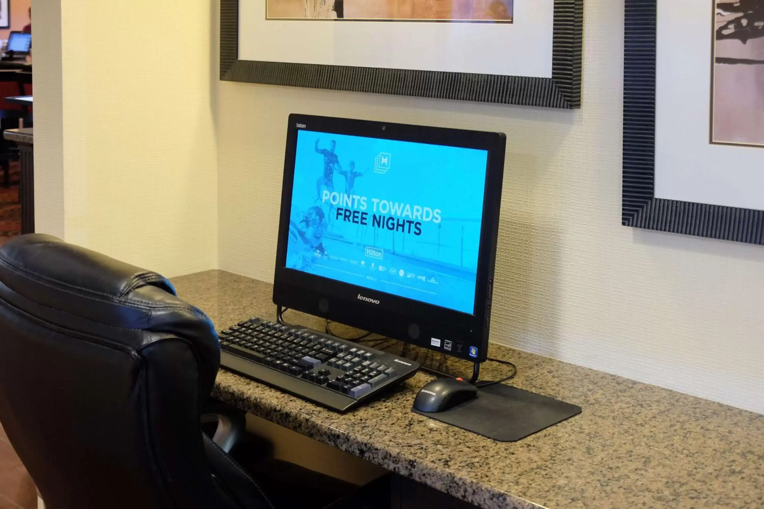 Business facilities, TV/Entertainment Center in Hampton Inn Lima