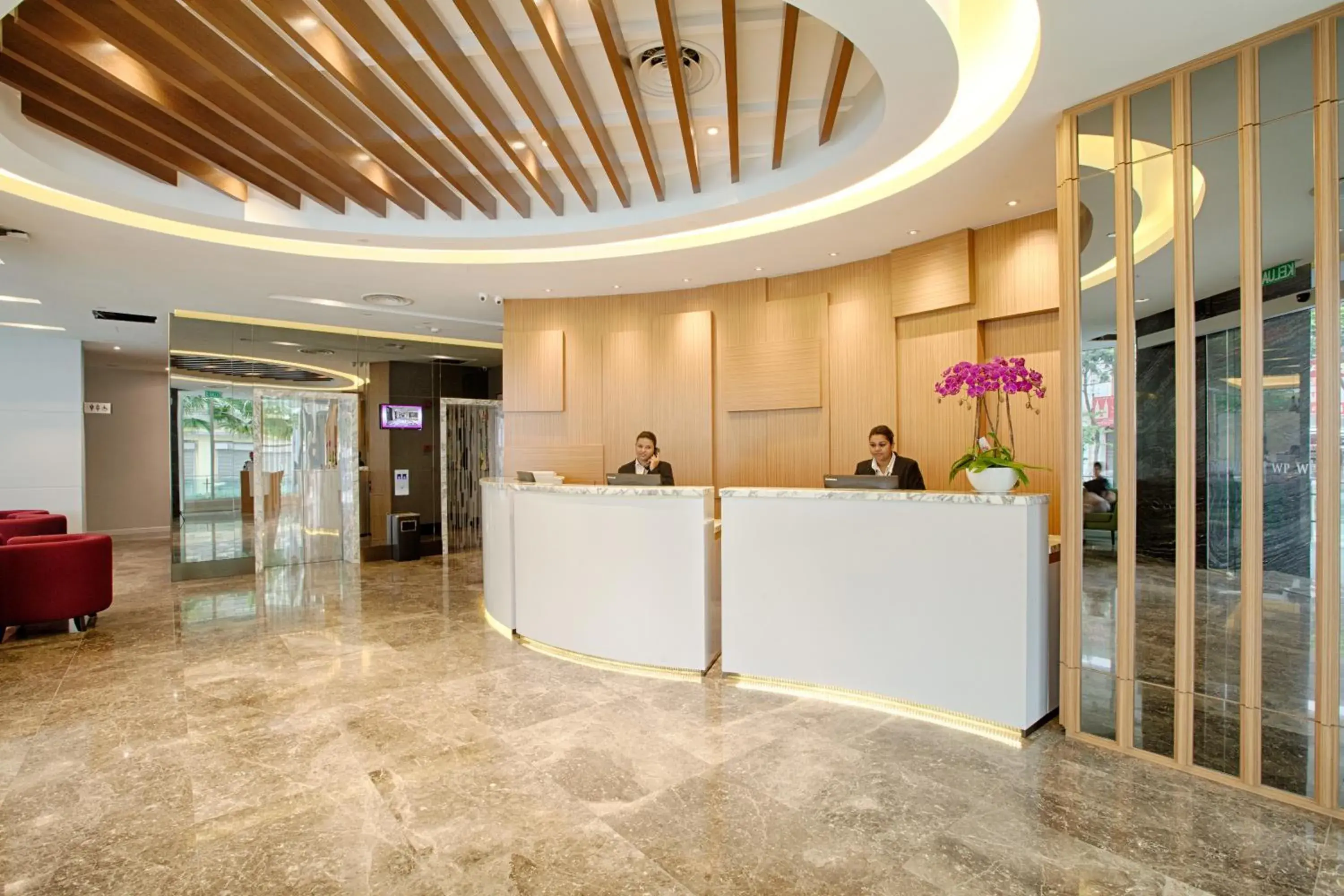 Lobby or reception in WP Hotel Lobby or reception in WP Hotel