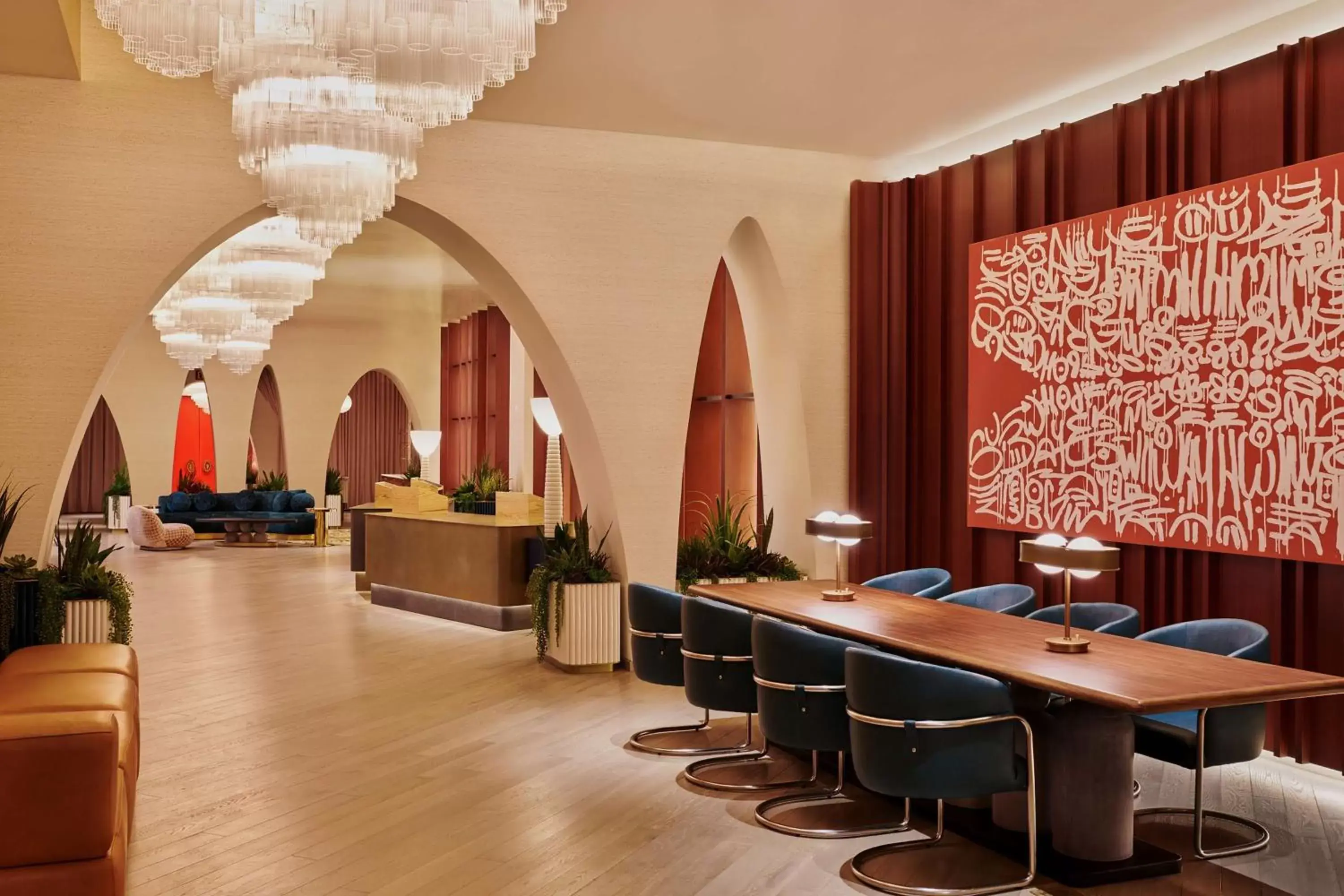 Lobby or reception in Virgin Hotels Las Vegas, Curio Collection by Hilton