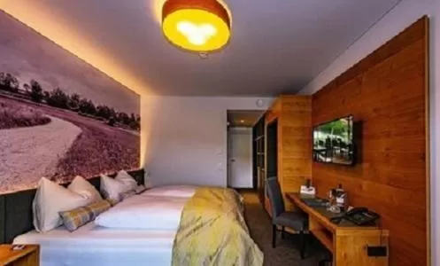 Photo of the whole room, Bed in Hotel Hausschachen