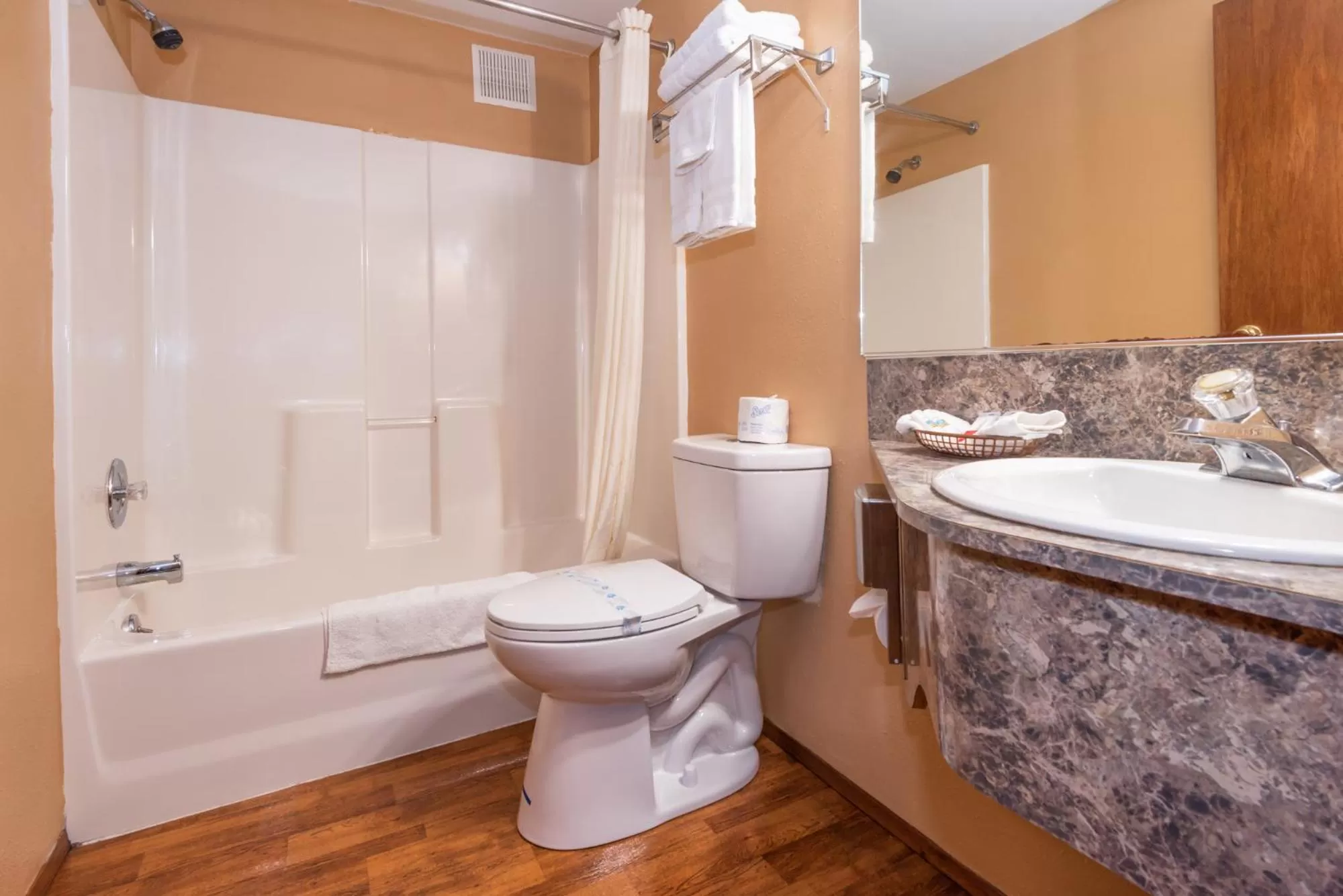 Bathroom in Far West Motel