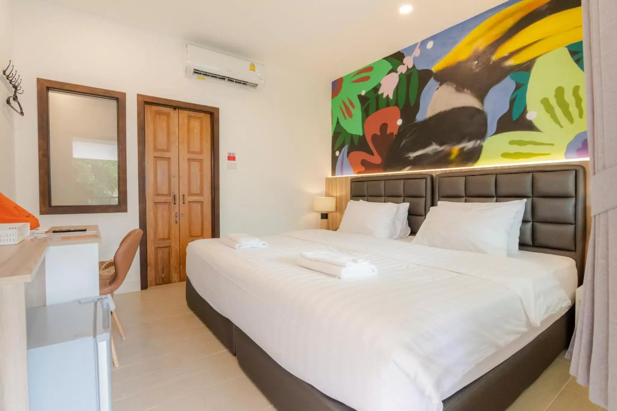 Bedroom, Bed in นายก่ายหมอน Nine-Kai-Mon Bedroom, Bed in นายก่ายหมอน Nine-Kai-Mon