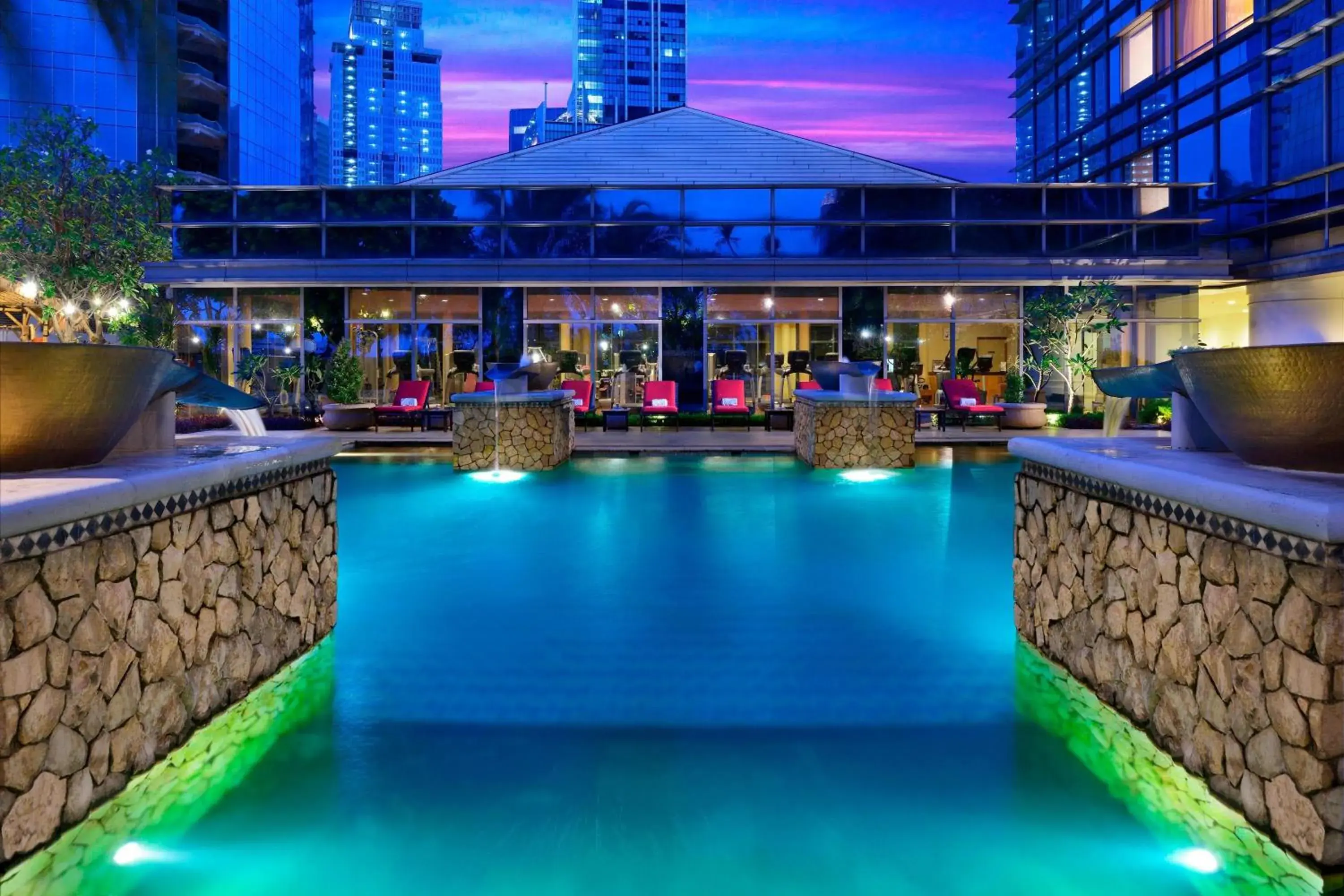 Swimming pool in The Ritz-Carlton Jakarta, Mega Kuningan