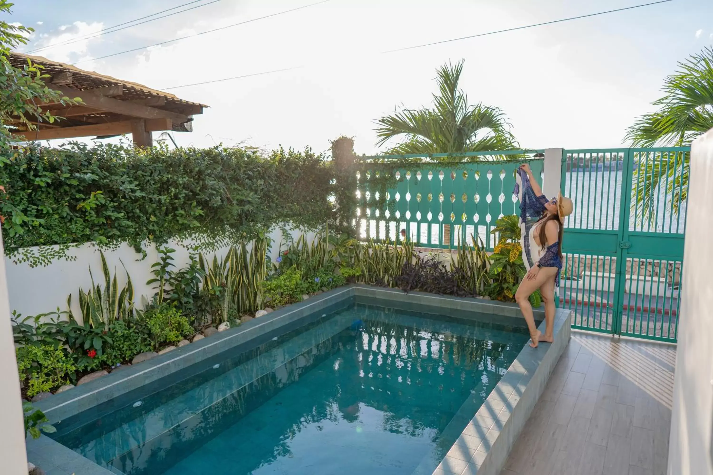 Swimming pool in Hotel Casa Turquesa