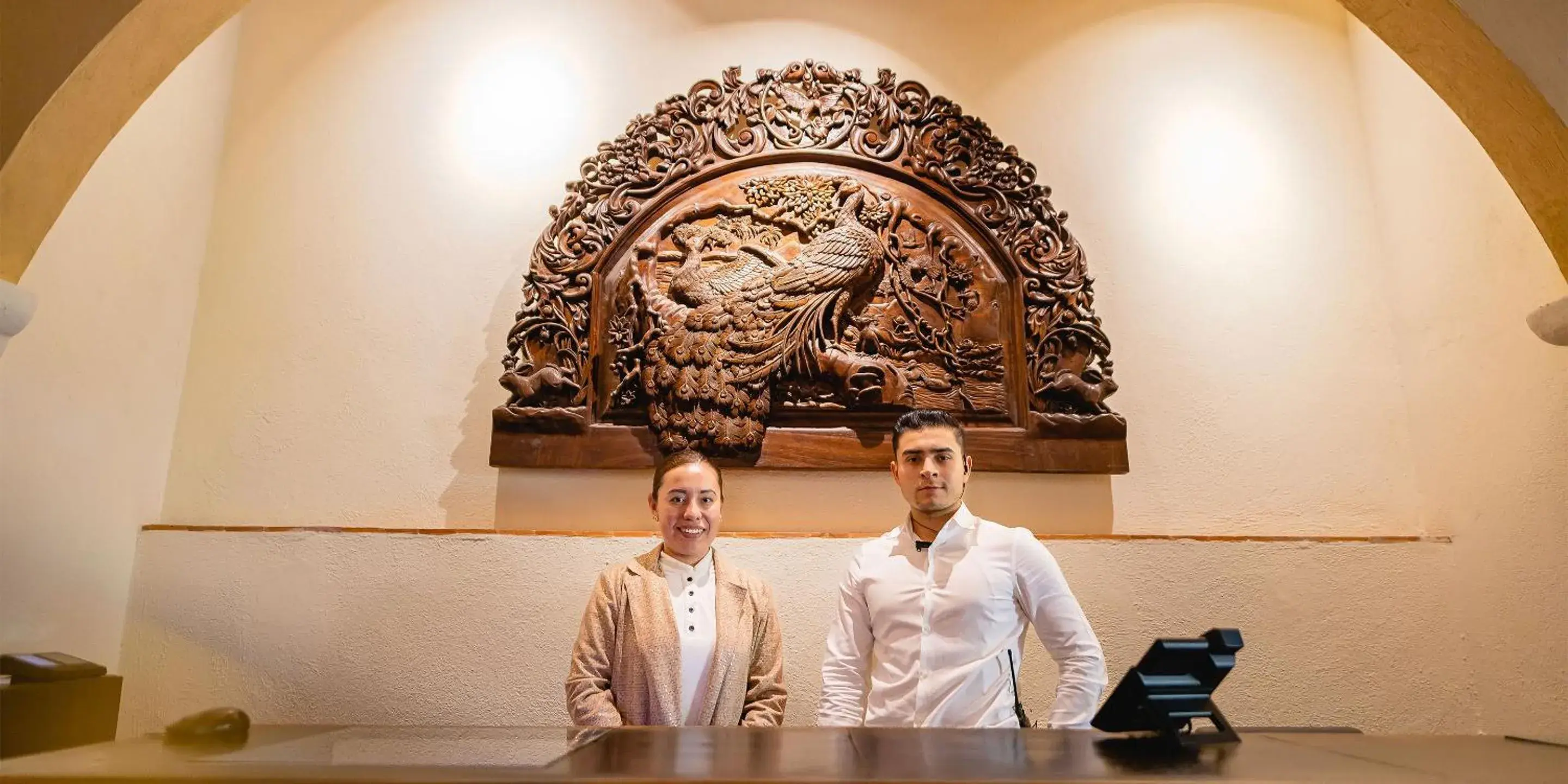 Lobby or reception in Hacienda El Santuario San Miguel de Allende