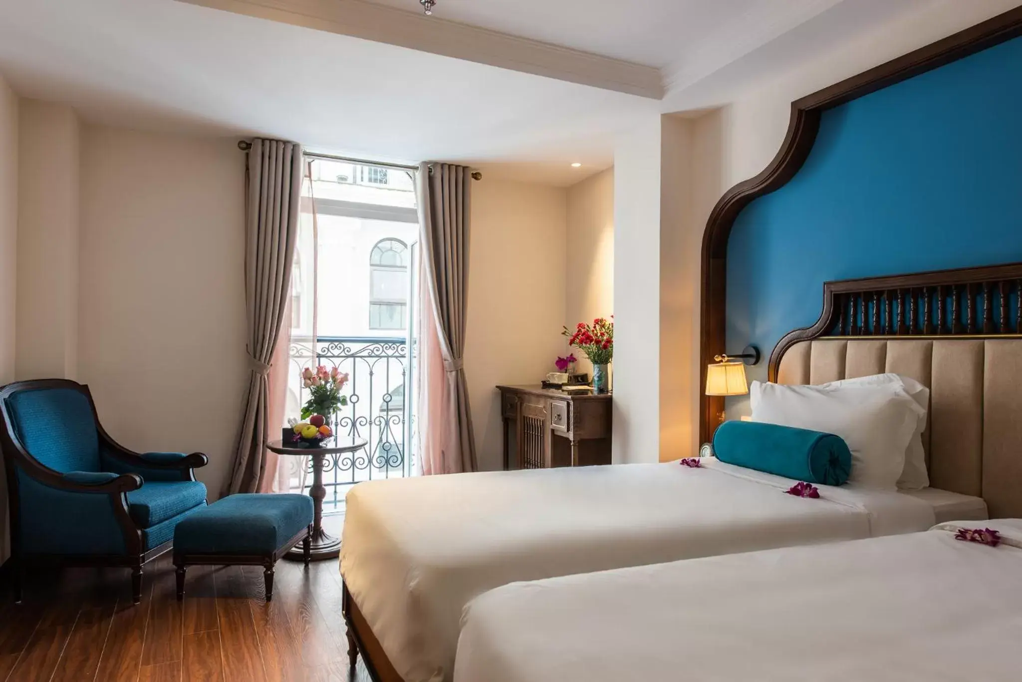 Bed in Hanoi Tirant Hotel