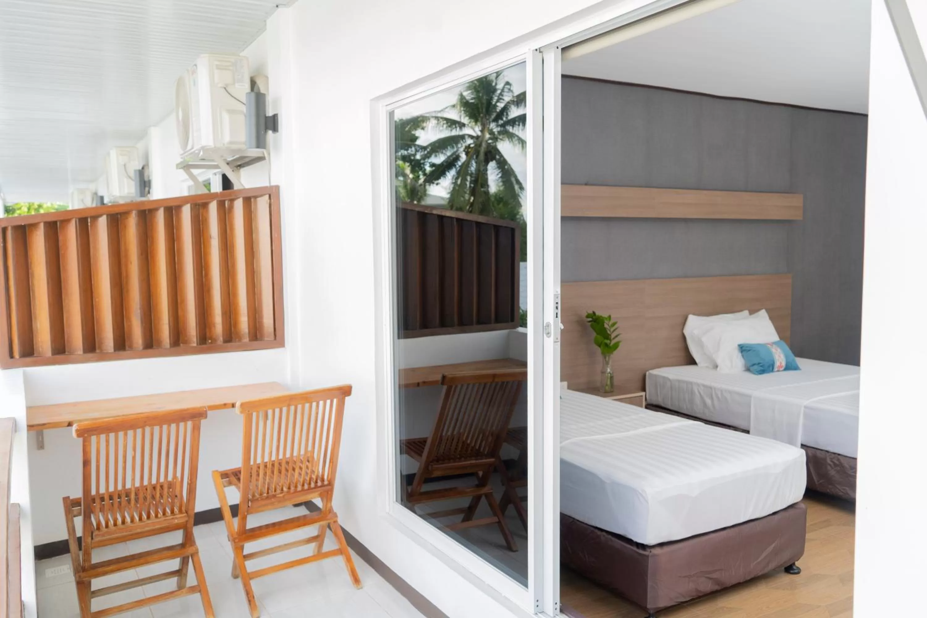 View (from property/room), Bed in Adela Resort Panglao