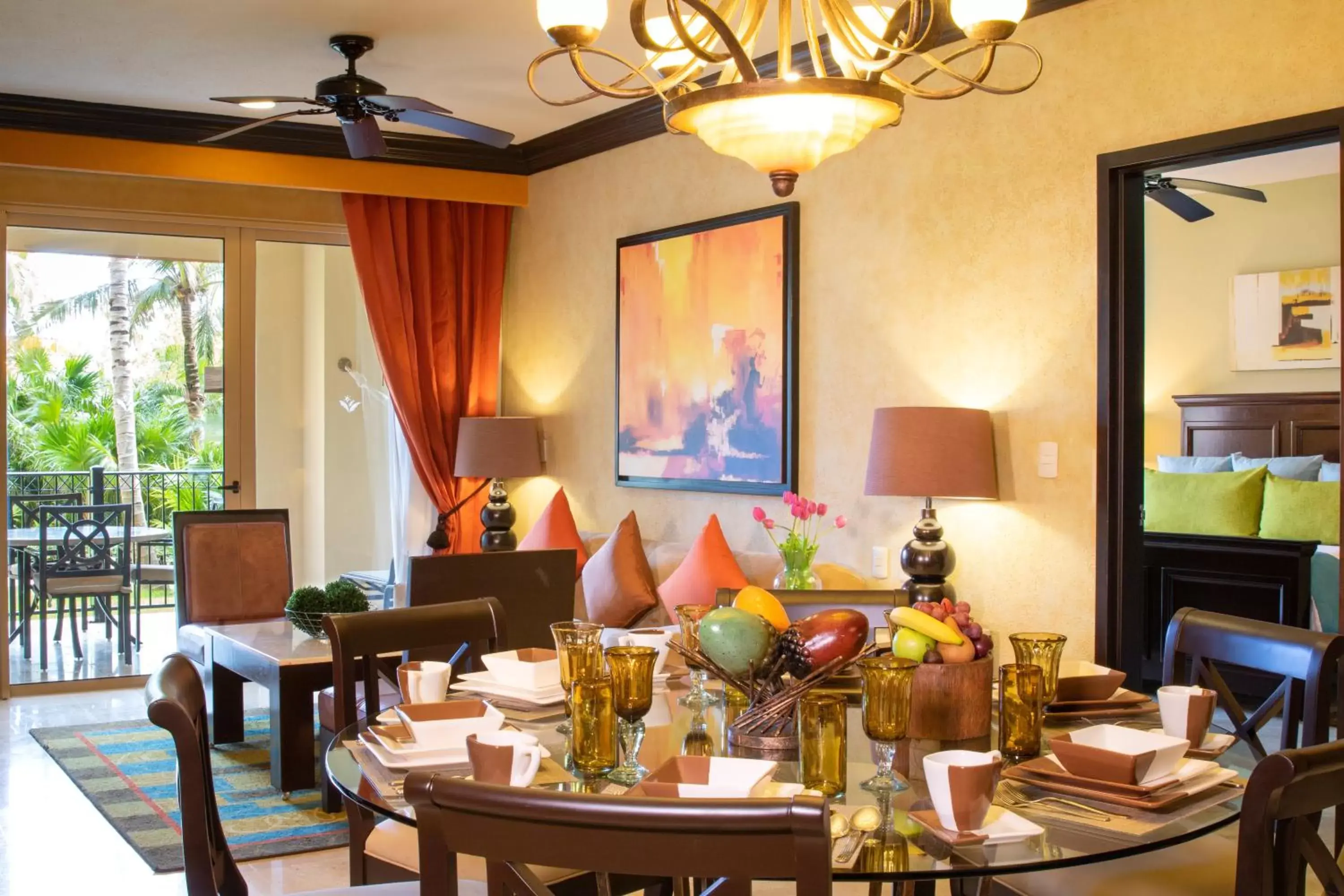 Living room, Restaurant/Places to Eat in Villa del Palmar Cancun Luxury Beach Resort & Spa
