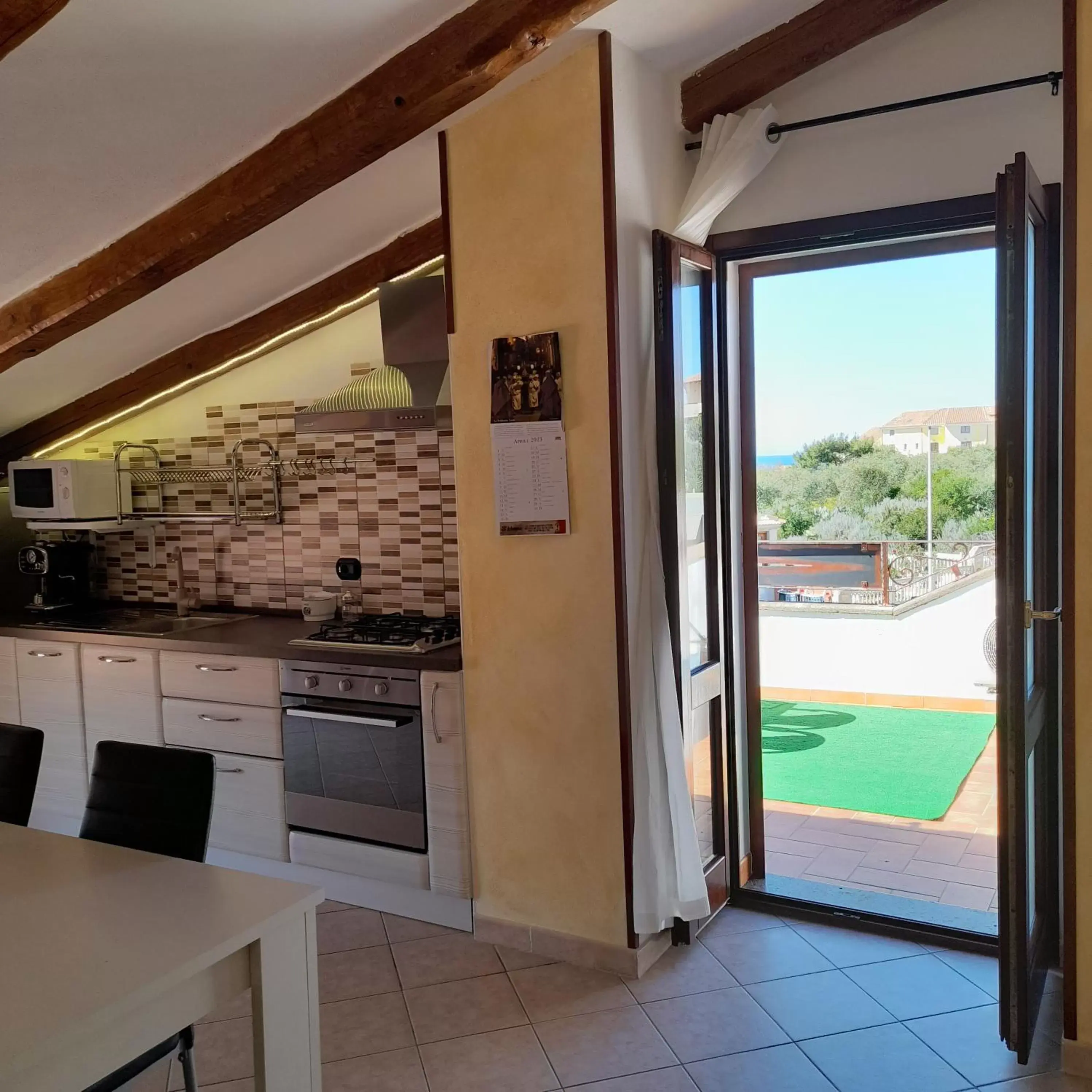 kitchen in La Fortezza casa vacanze & appartament