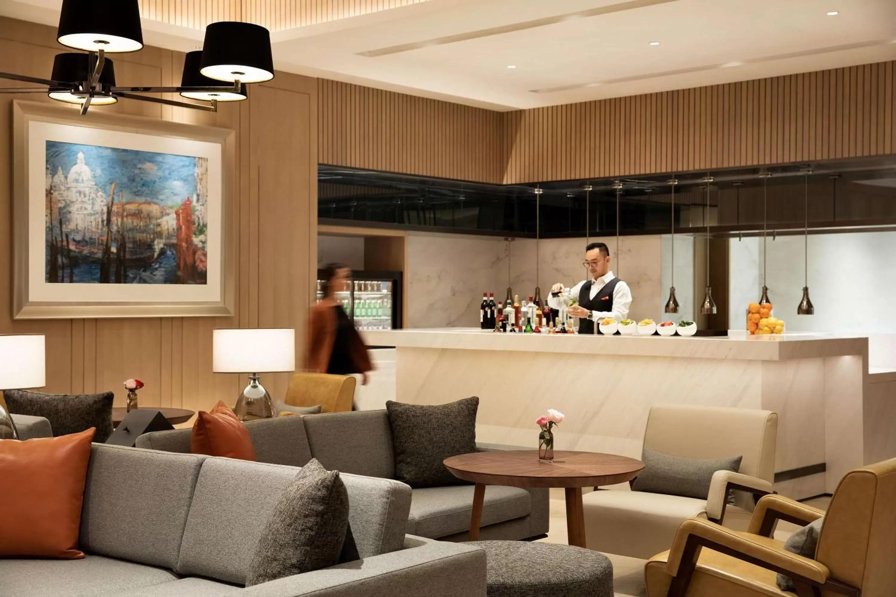 Lounge or bar, Lounge/Bar in Hyatt House Shanghai Hongqiao CBD