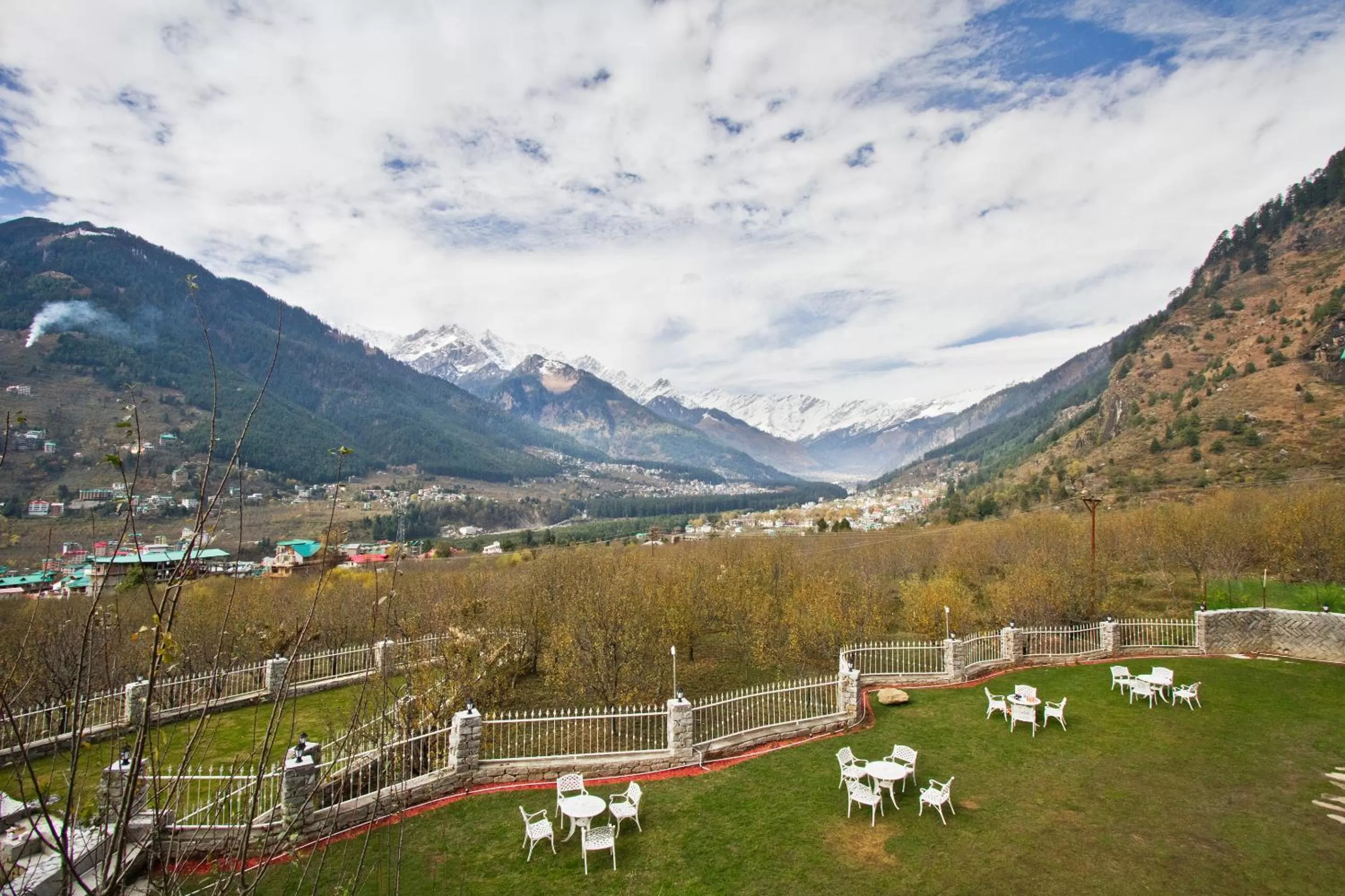 Garden view in The Whitestone Resorts