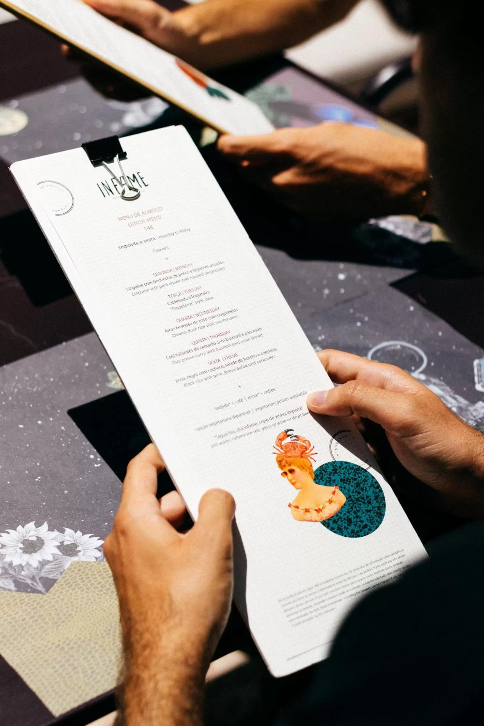 Food and drinks in 1908 Lisboa Hotel