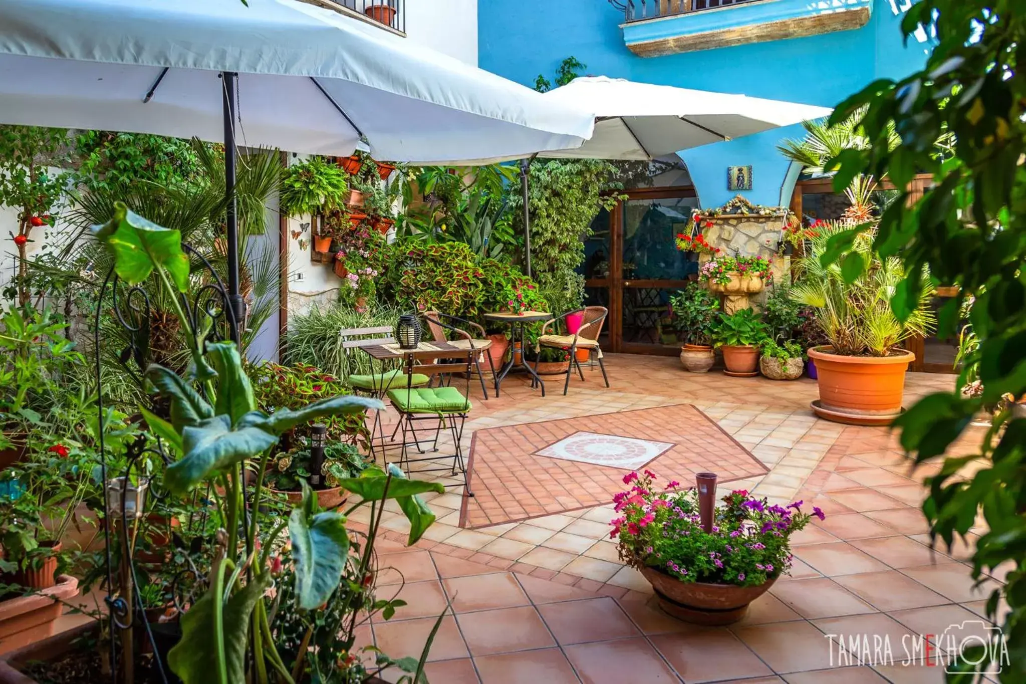 Patio in La Finestra sul Cortile