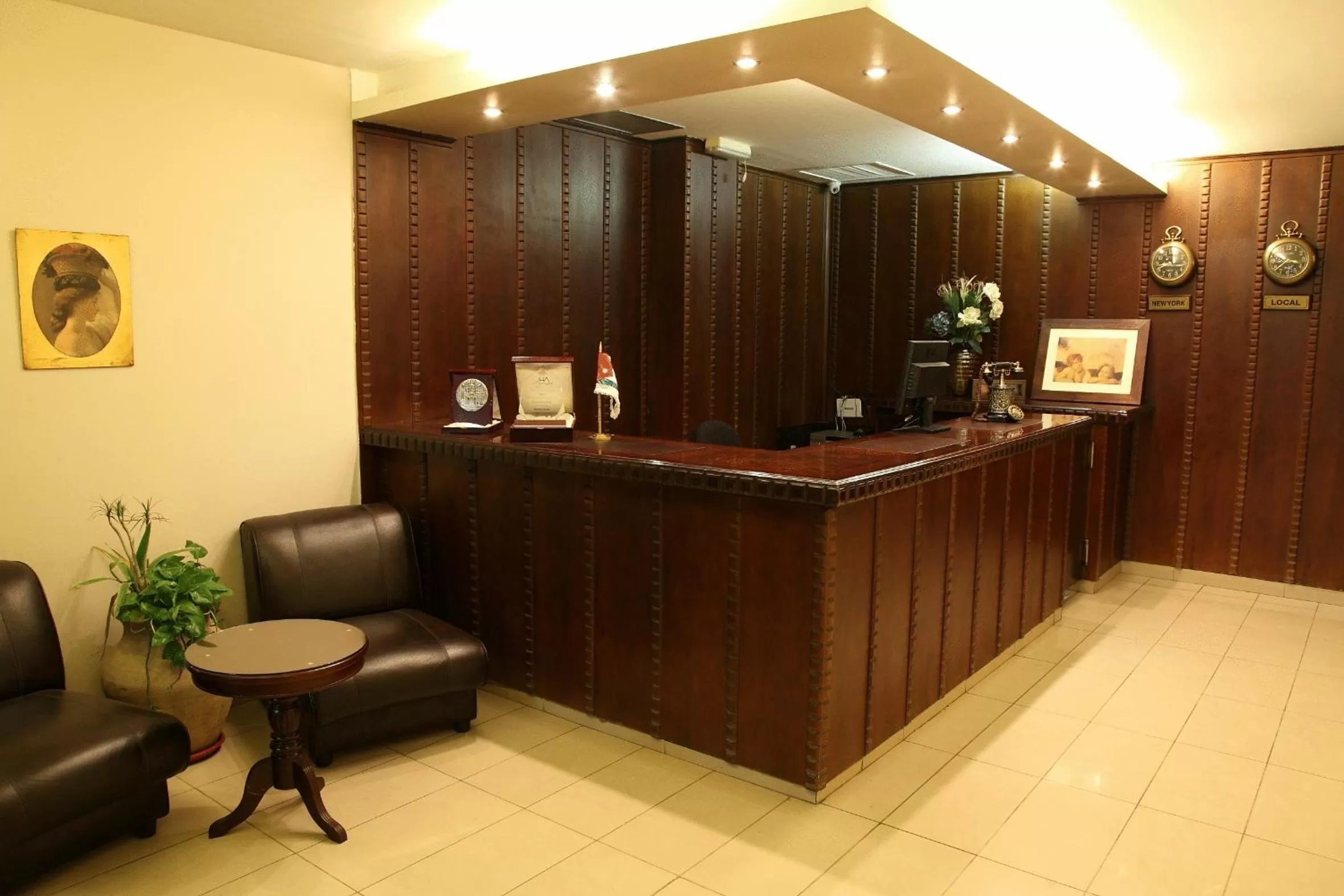 Lobby or reception in Hisham Hotel