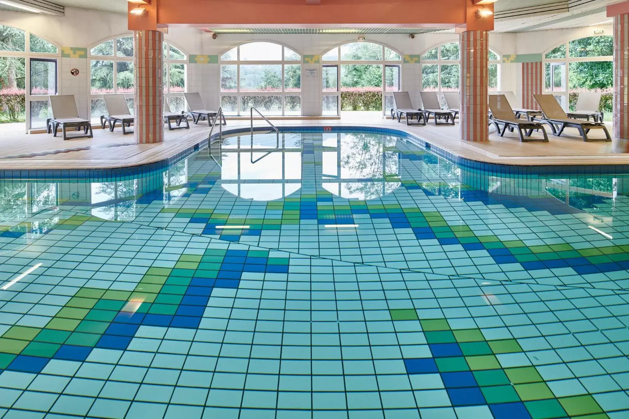 Pool view, Swimming Pool in Hotel *** & Spa Vacances Bleues Villa Marlioz