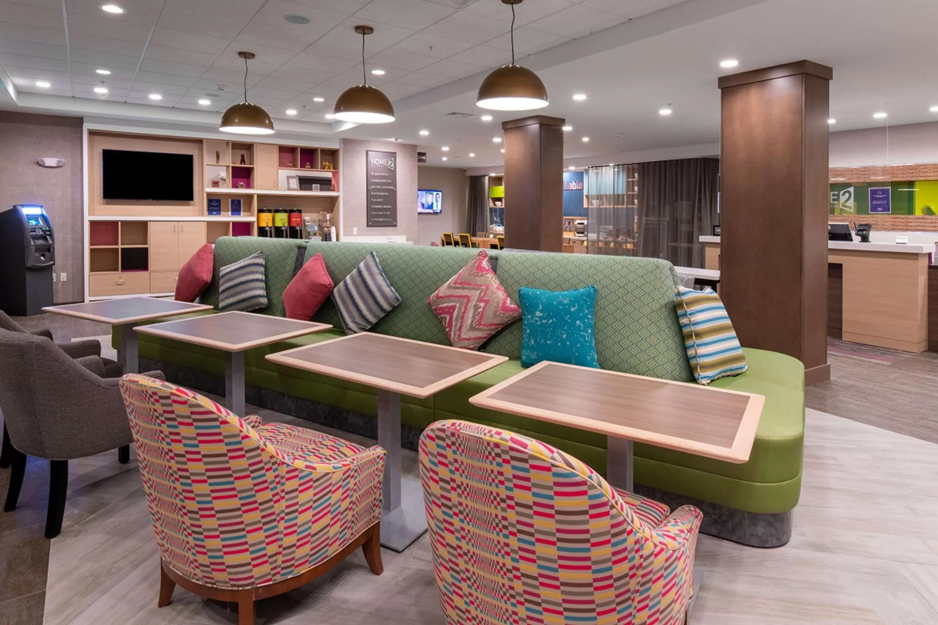 Lobby or reception, Lounge/Bar in Home2 Suites By Hilton Raynham Taunton