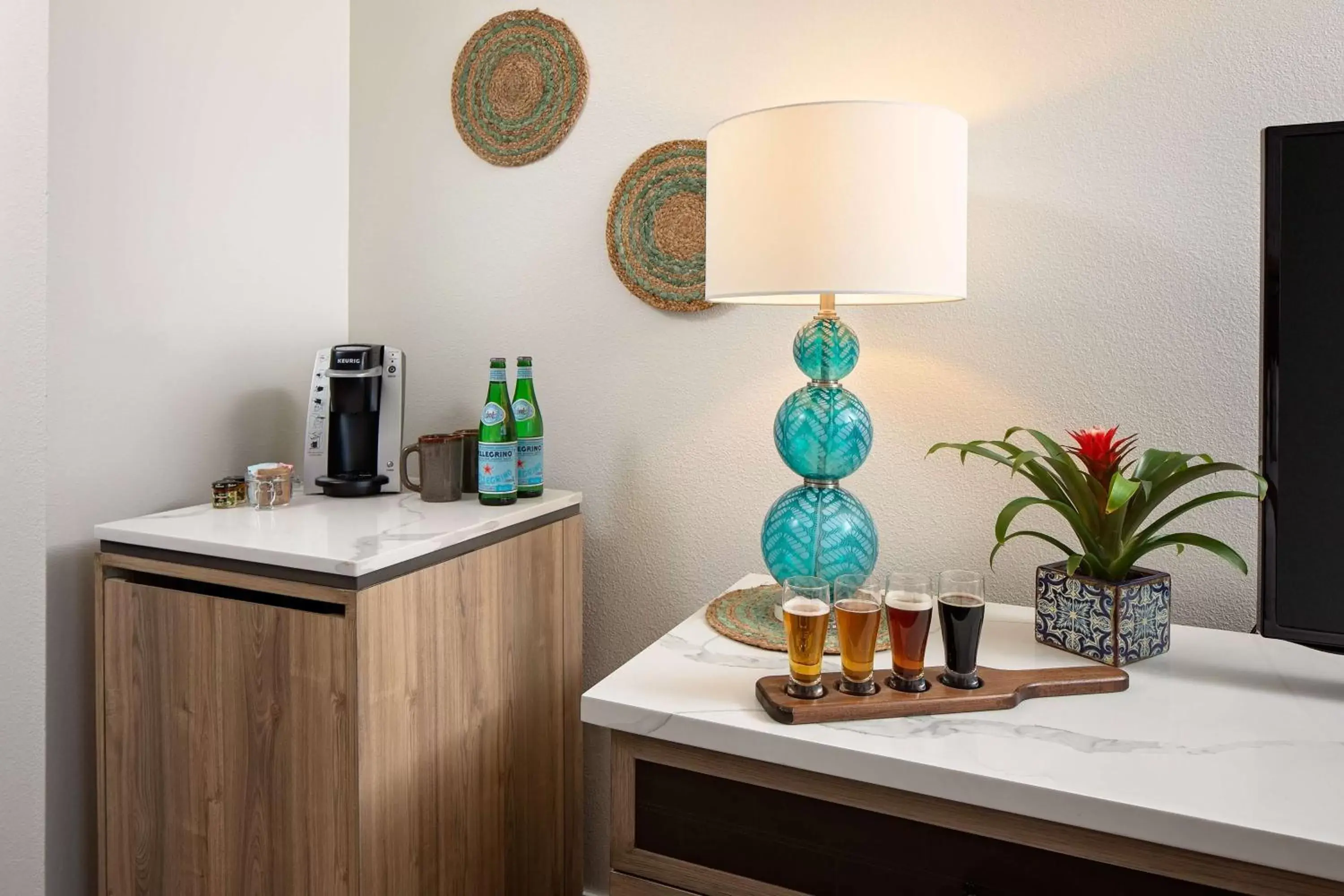 Bedroom, Kitchen/Kitchenette in The Cassara Carlsbad, Tapestry Collection By Hilton