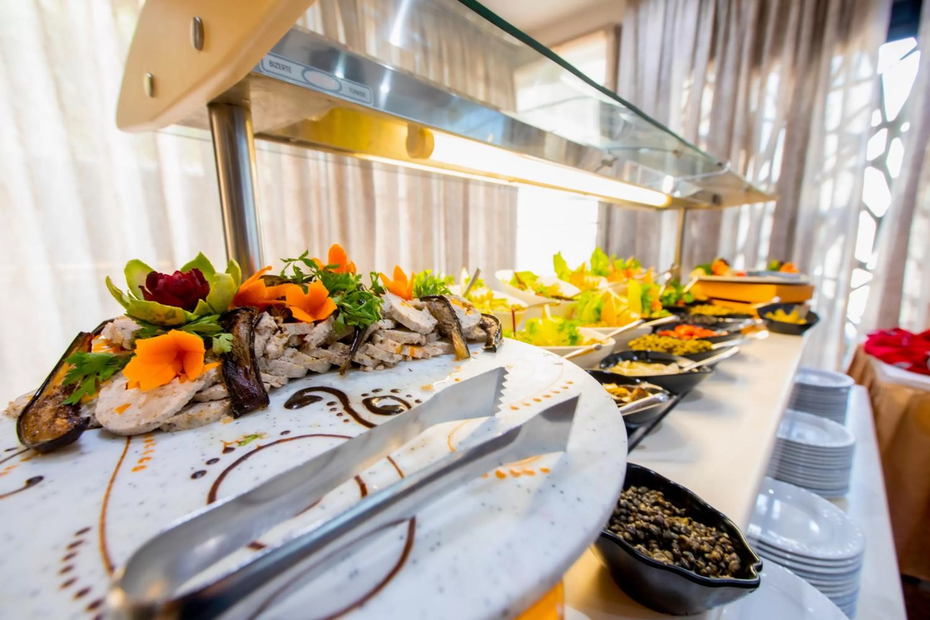 Buffet breakfast in The Penthouse Suites Hotel