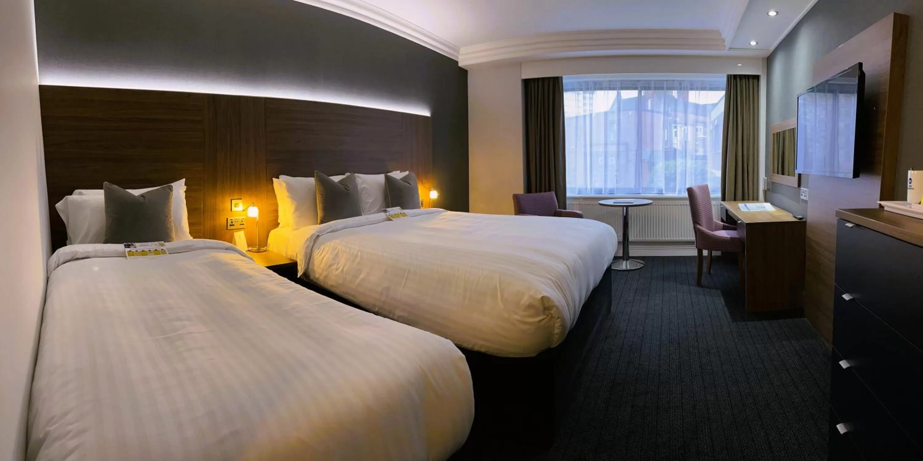 Bed in Best Western Plough and Harrow Hotel