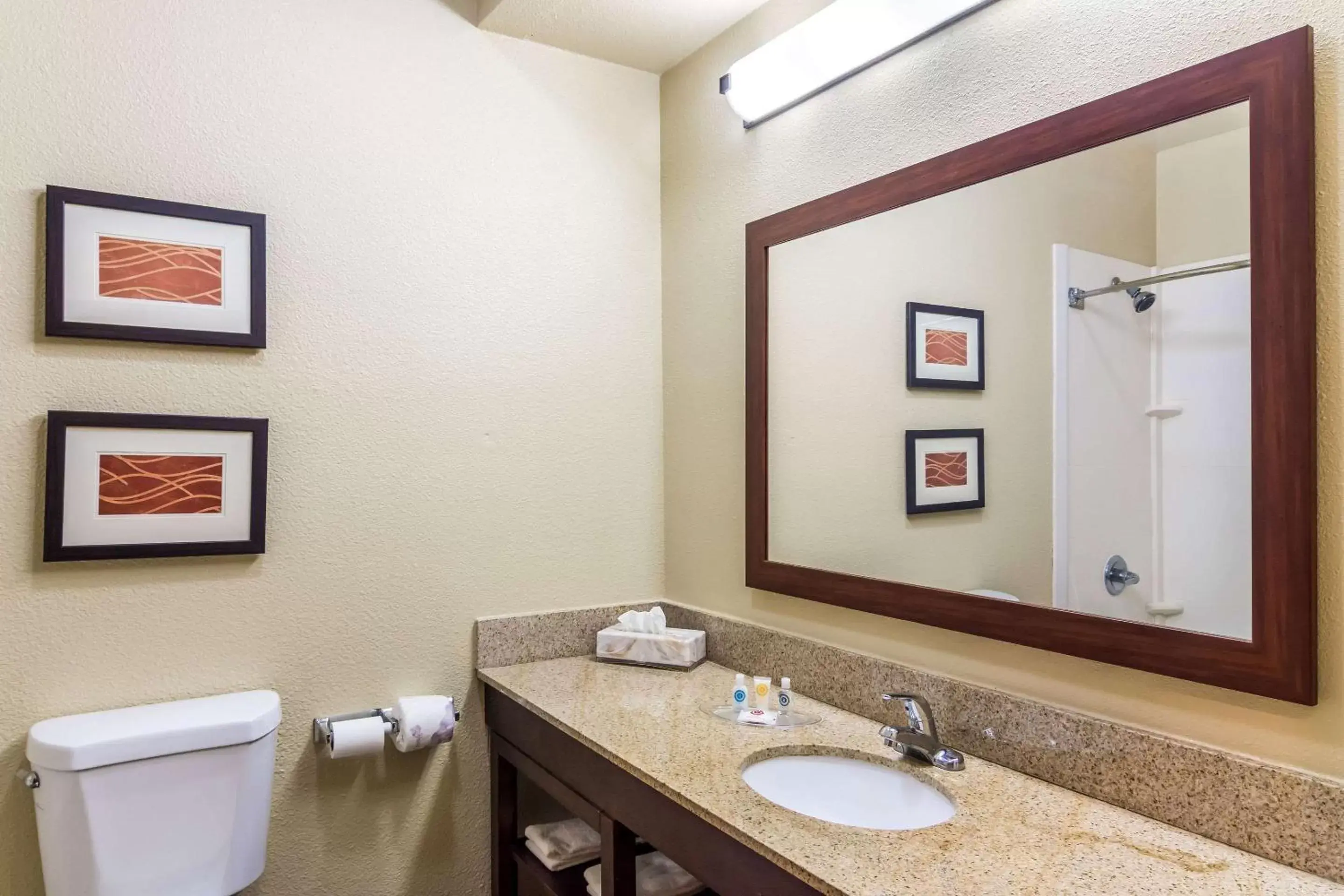 Bathroom in Comfort Suites