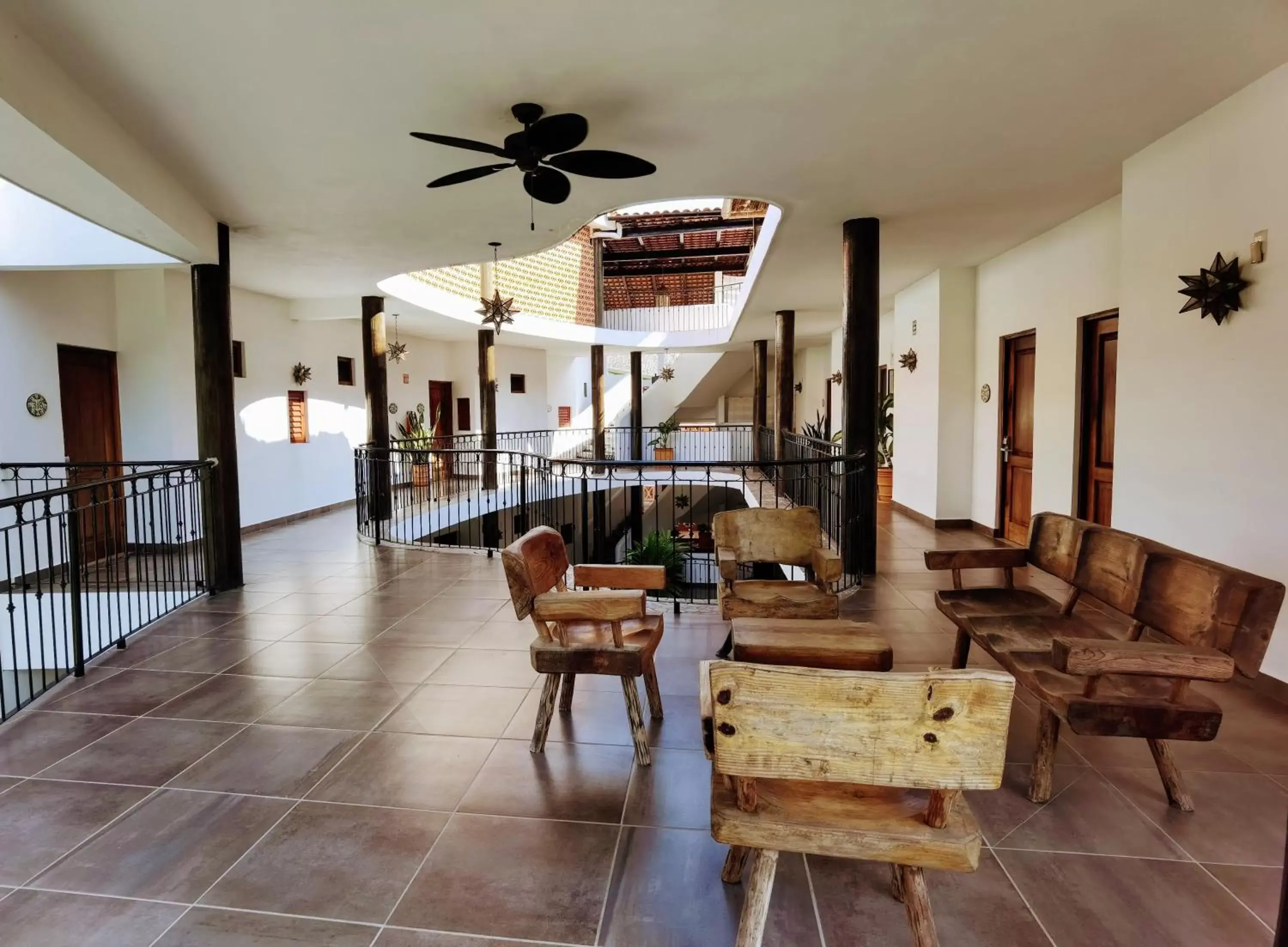 Property building, Seating Area in Hotelito Los Sueños