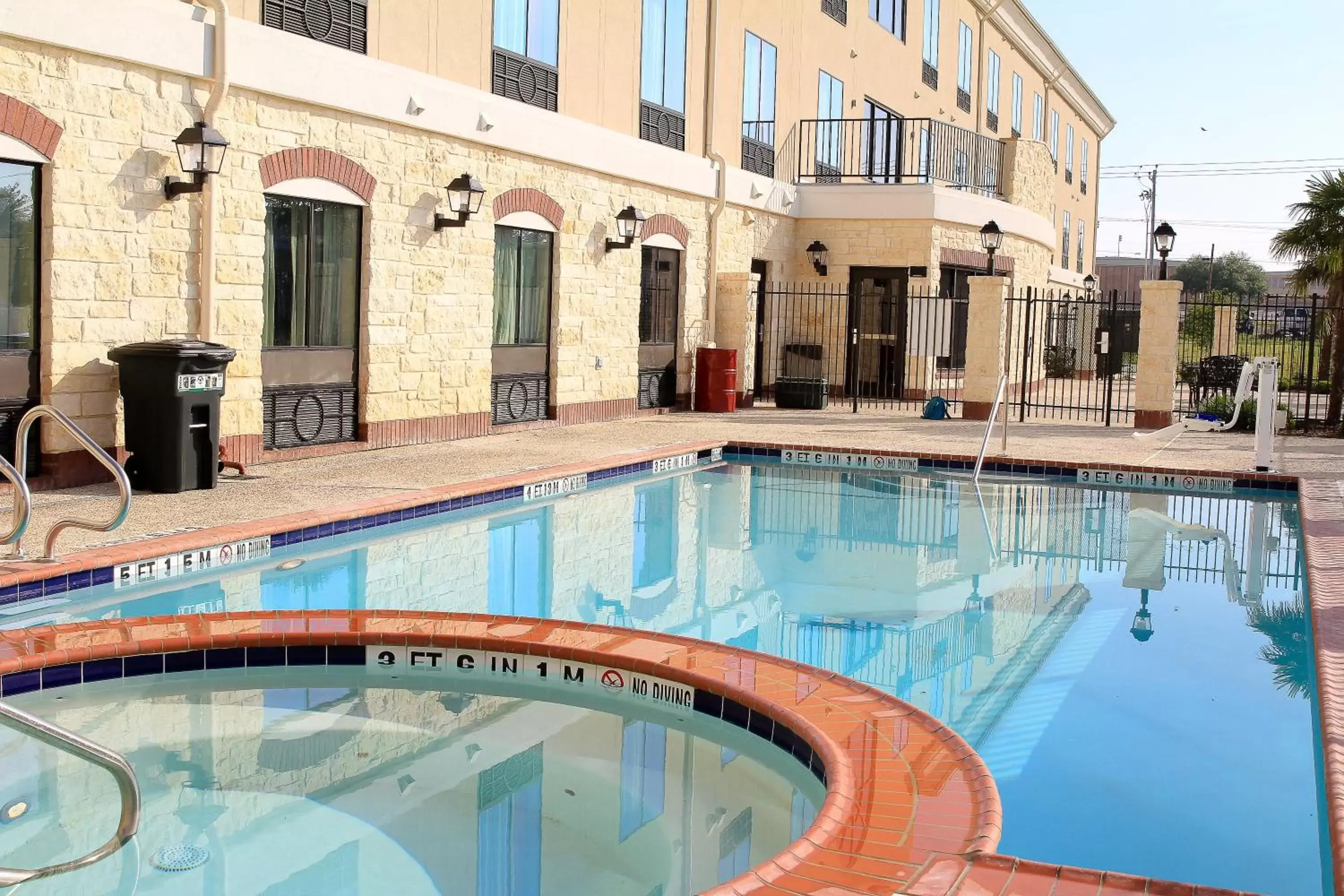 Swimming Pool in Holiday Inn Express Hotel & Suites Floresville, an IHG Hotel