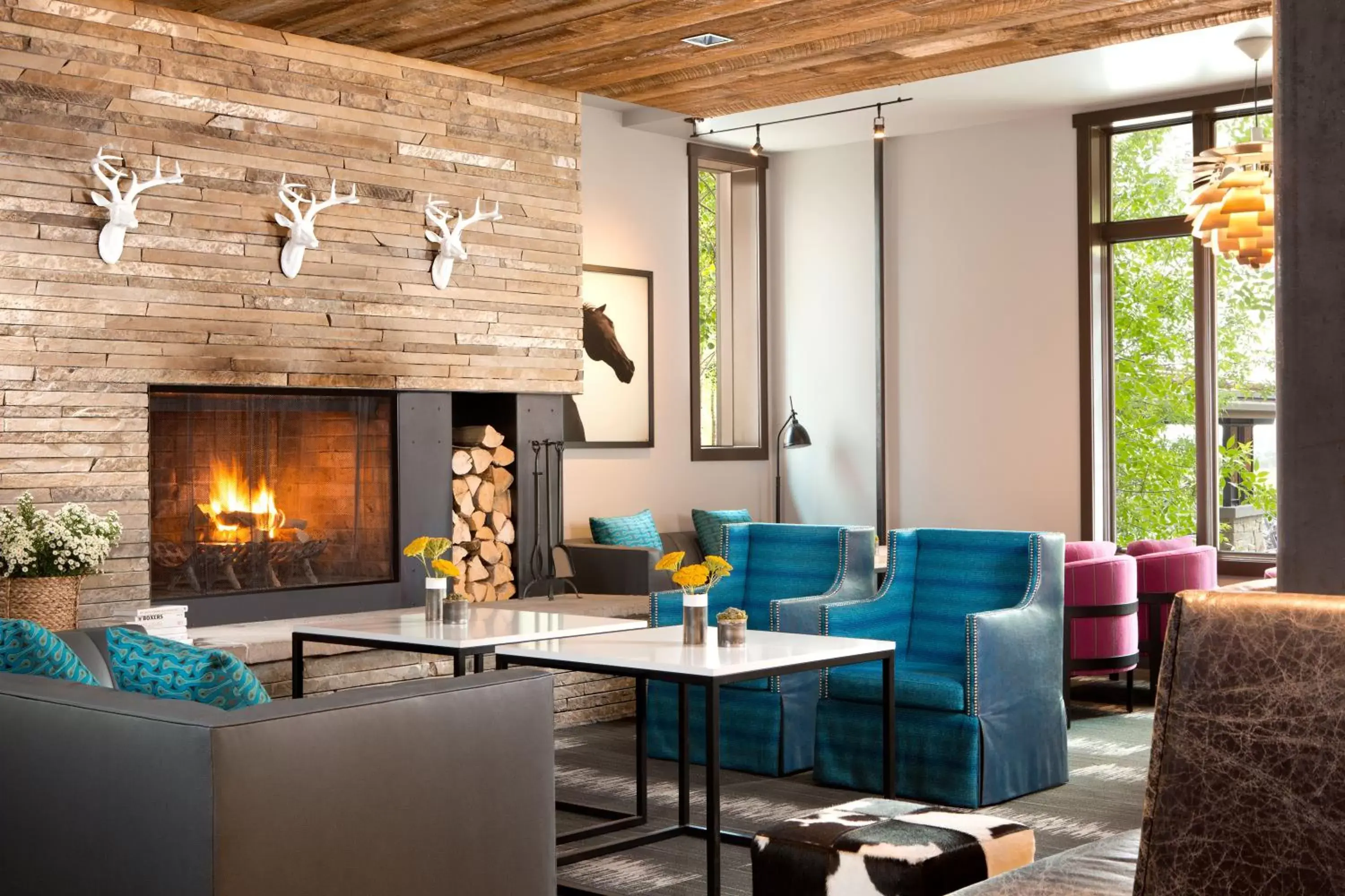 Lobby or reception, Seating Area in Hotel Terra Jackson Hole, a Noble House Resort