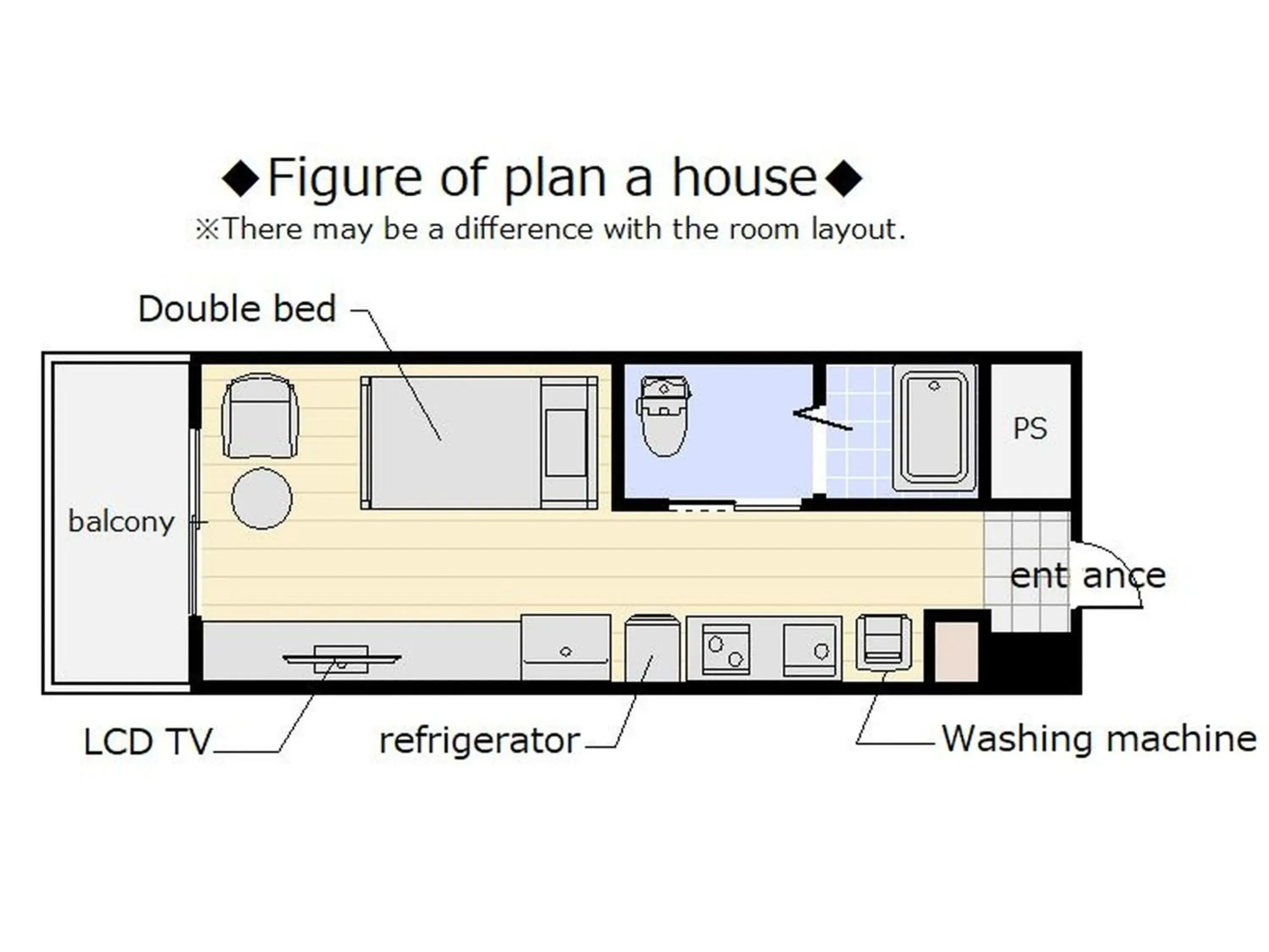 Floor Plan in Mr. Kinjo in Tsubogawa