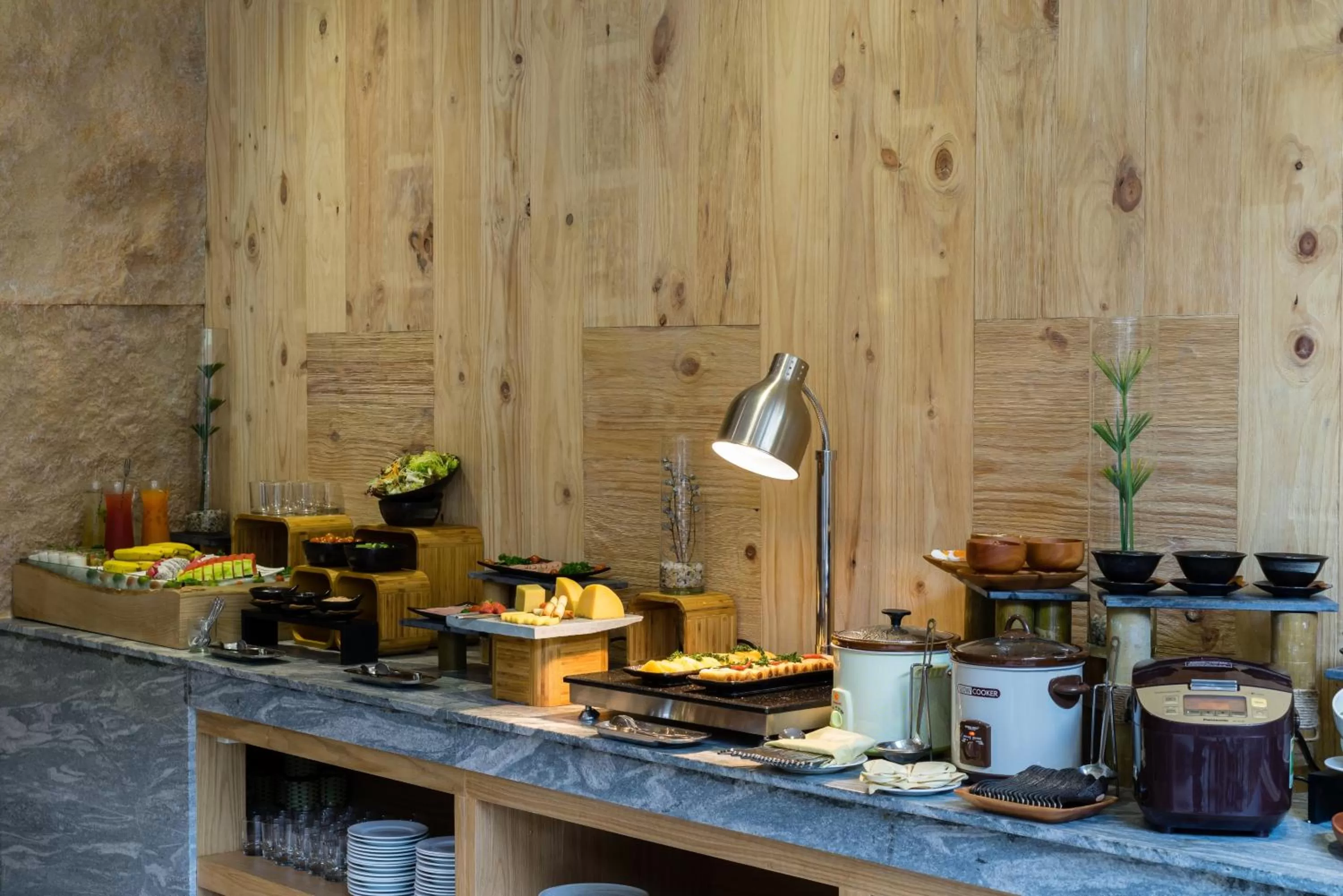 Buffet breakfast in Silverland Yen Hotel