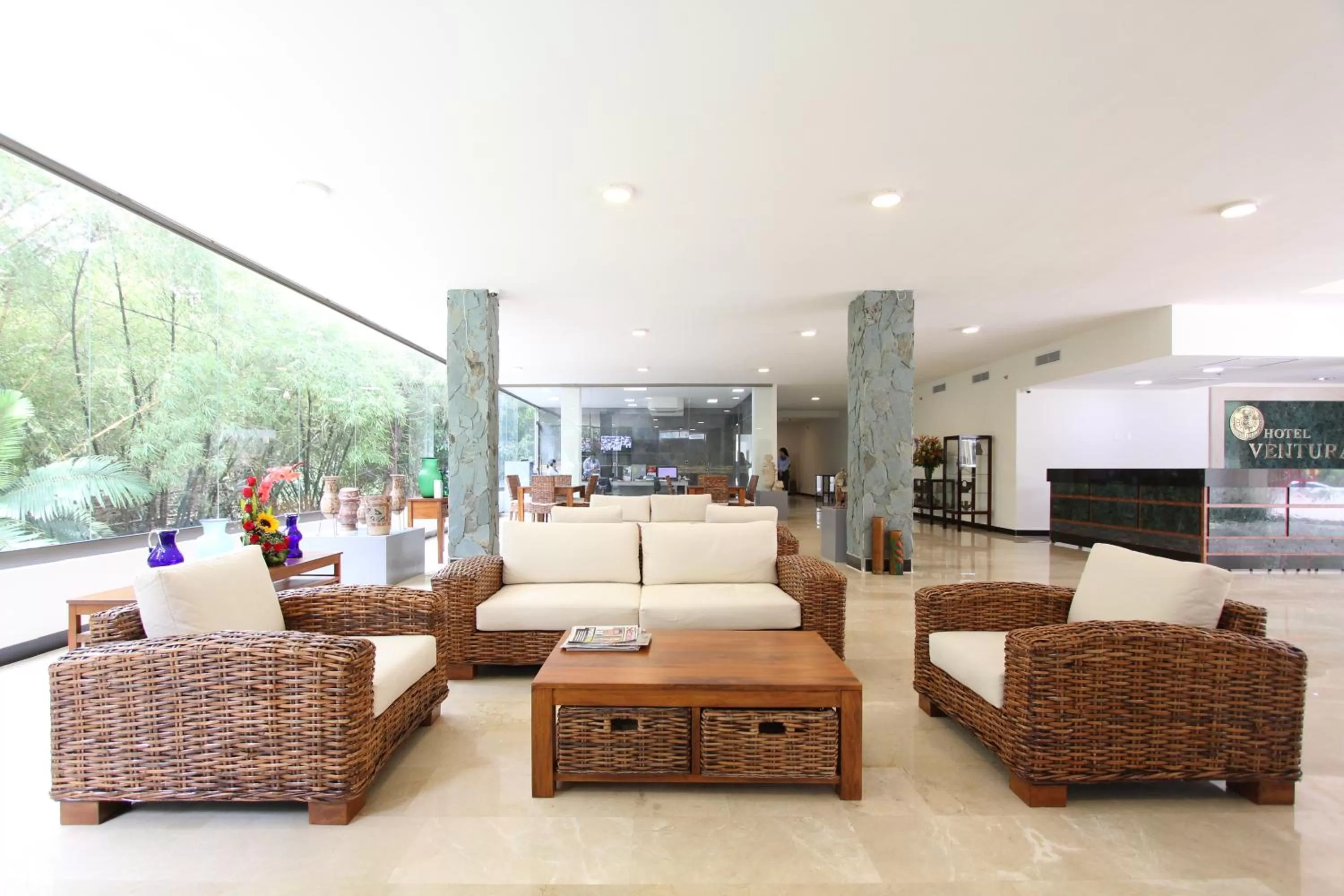 Lobby or reception in Hotel Ventura