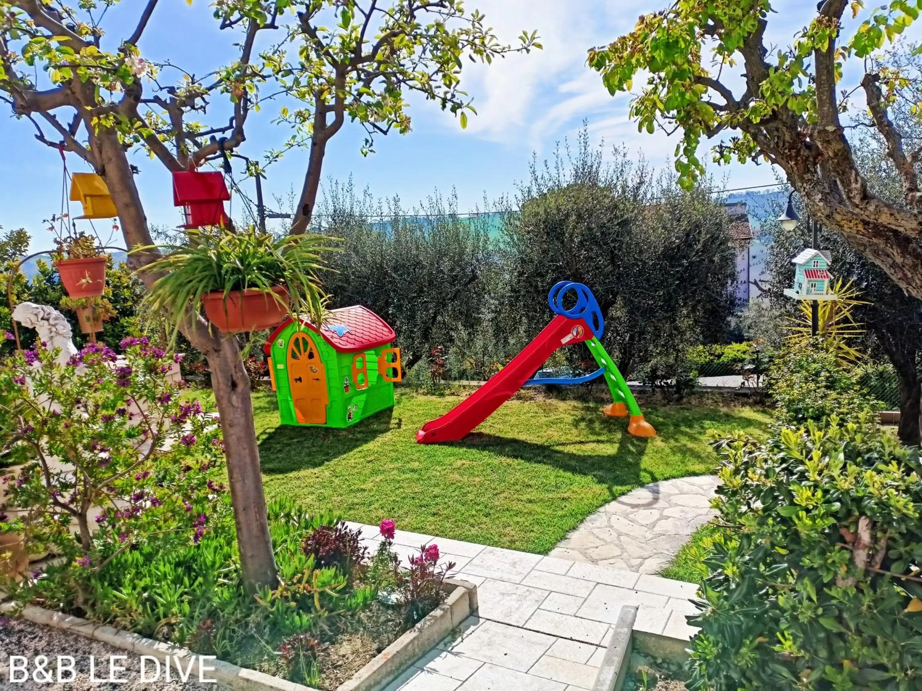 Children's Play Area in B&B Le Dive