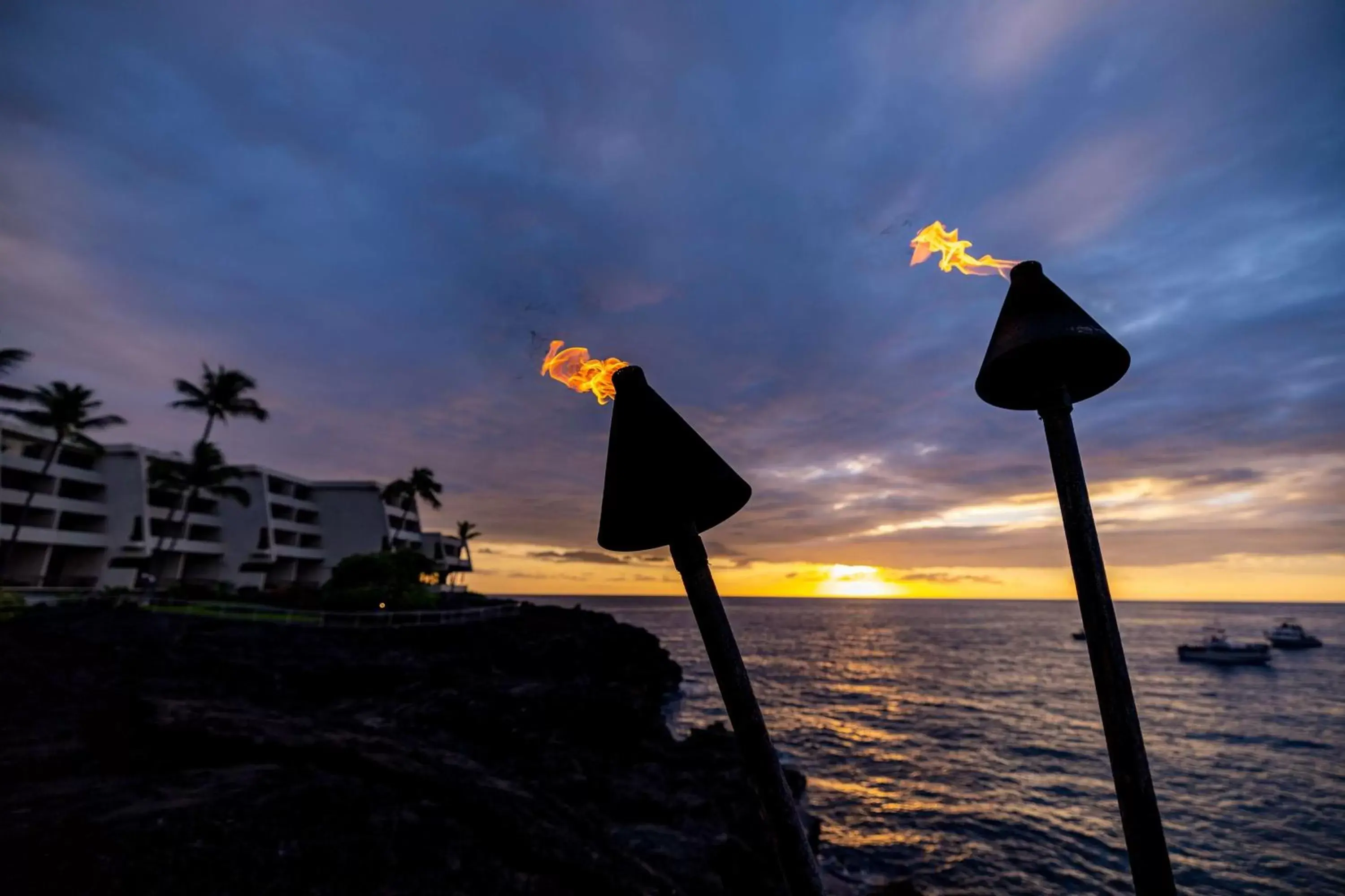 Property building in Outrigger Kona Resort and Spa