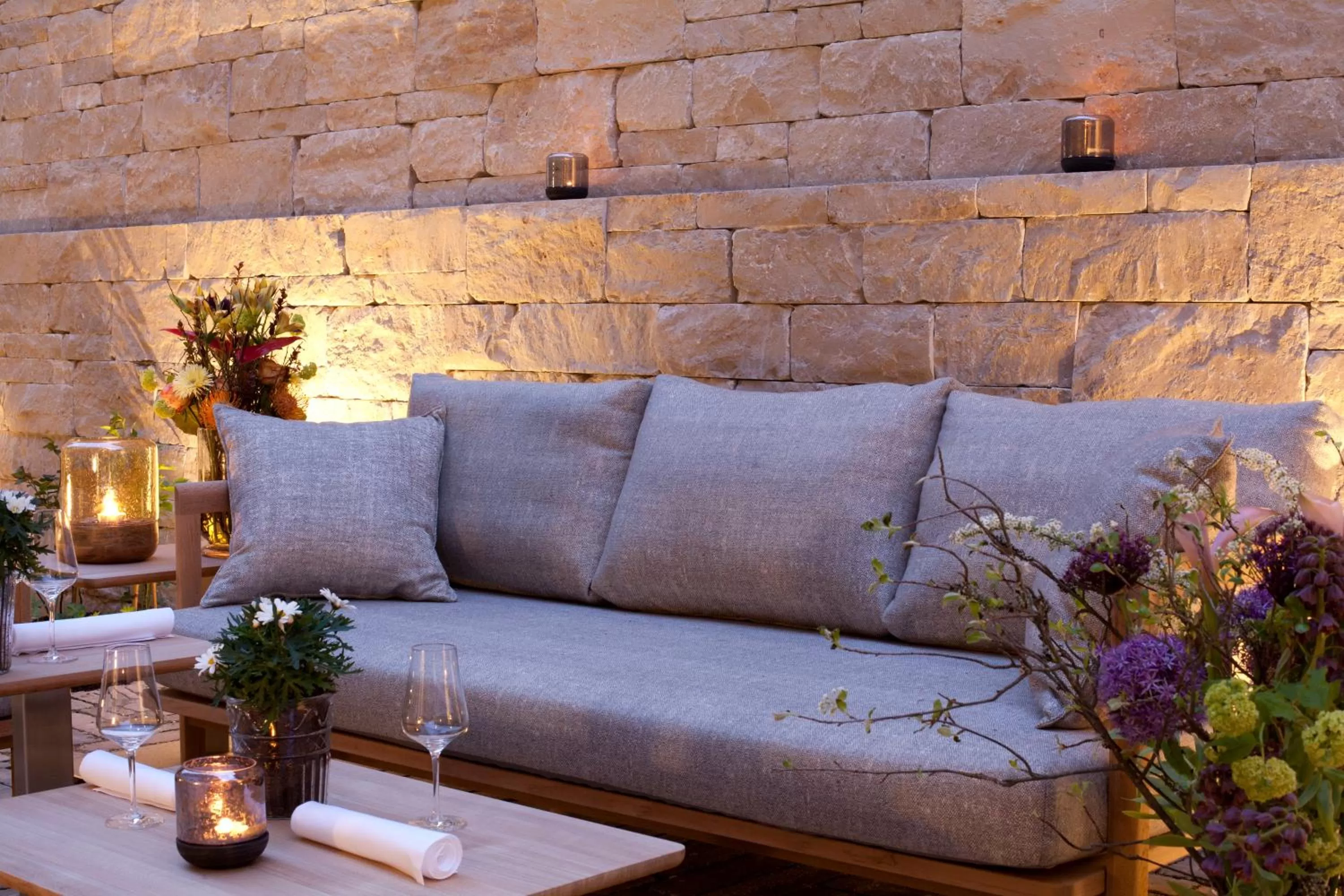 Patio in Gasthof Zufriedenheit