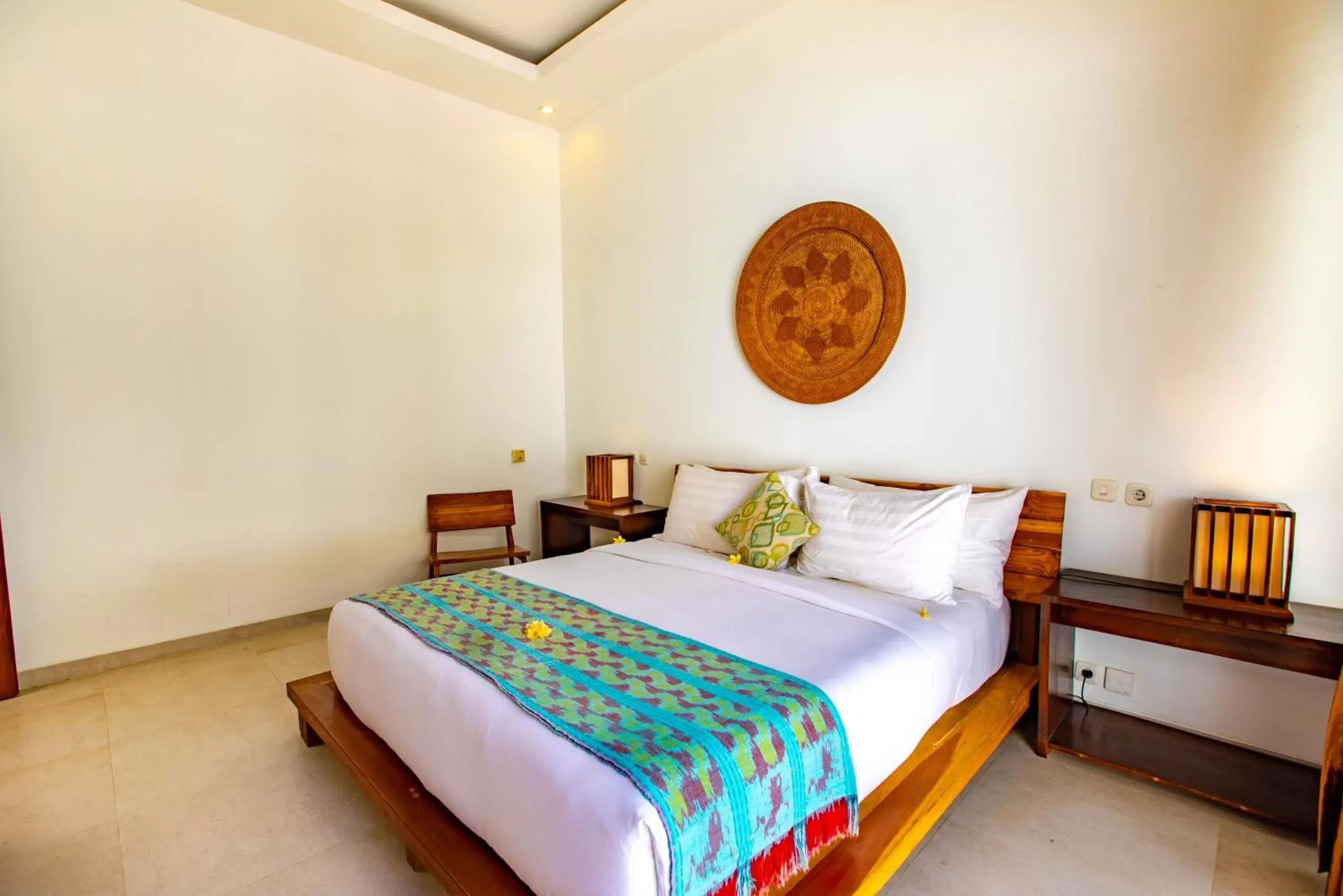 Bed in Gili Sands Hotel & Bar