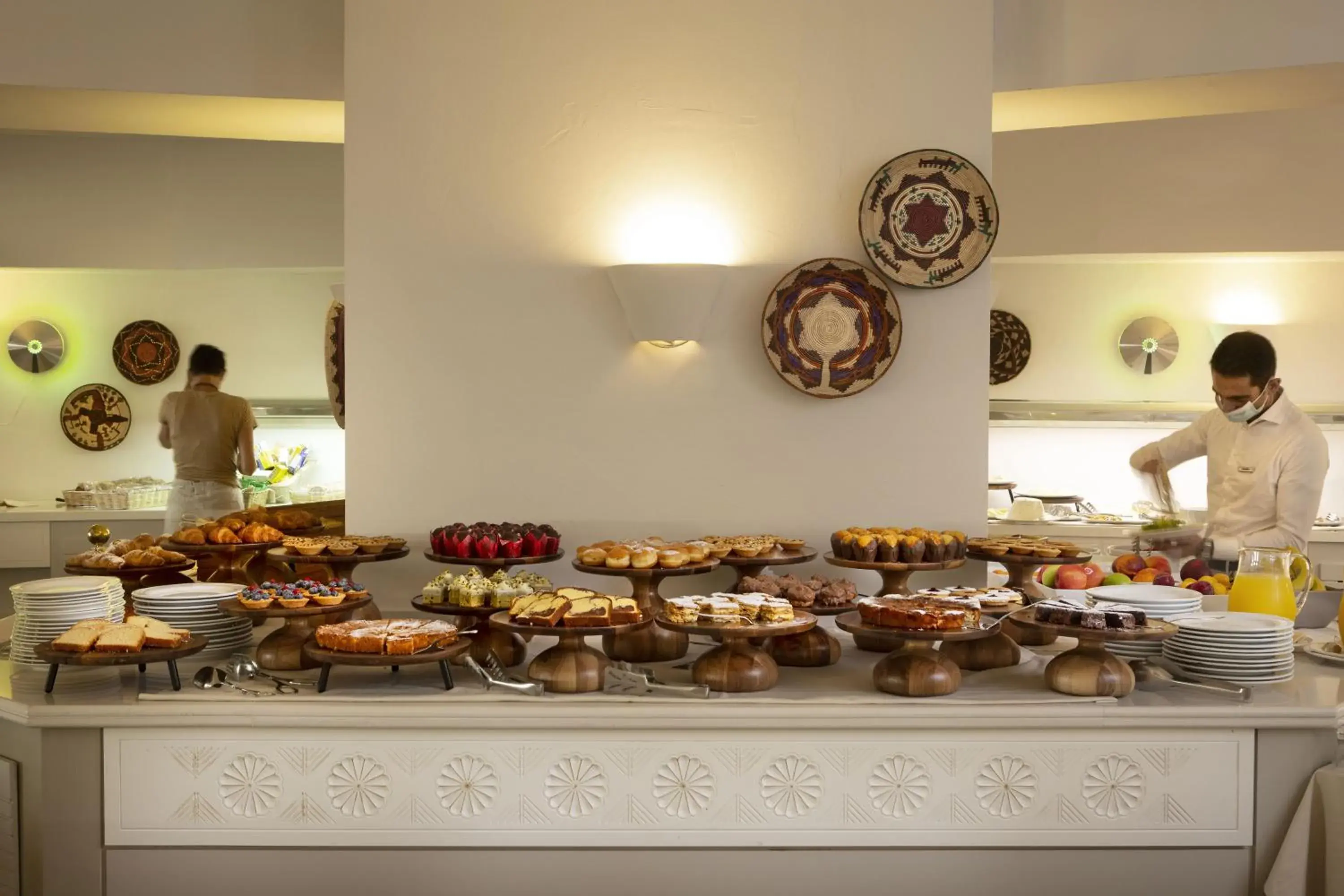 Buffet breakfast, Food in Hotel Abi D'Oru