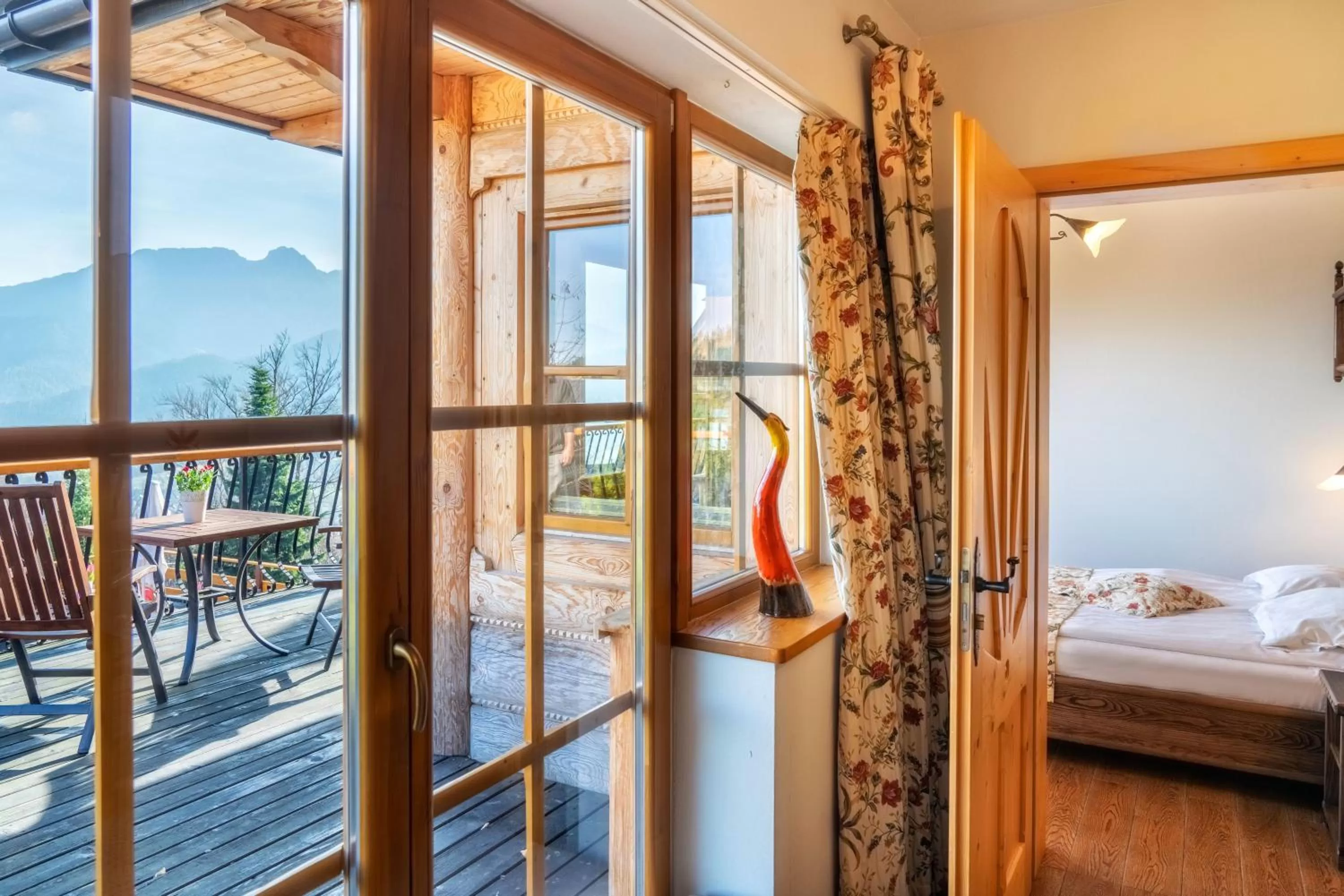 View (from property/room), Bed in Butorowy Dwór