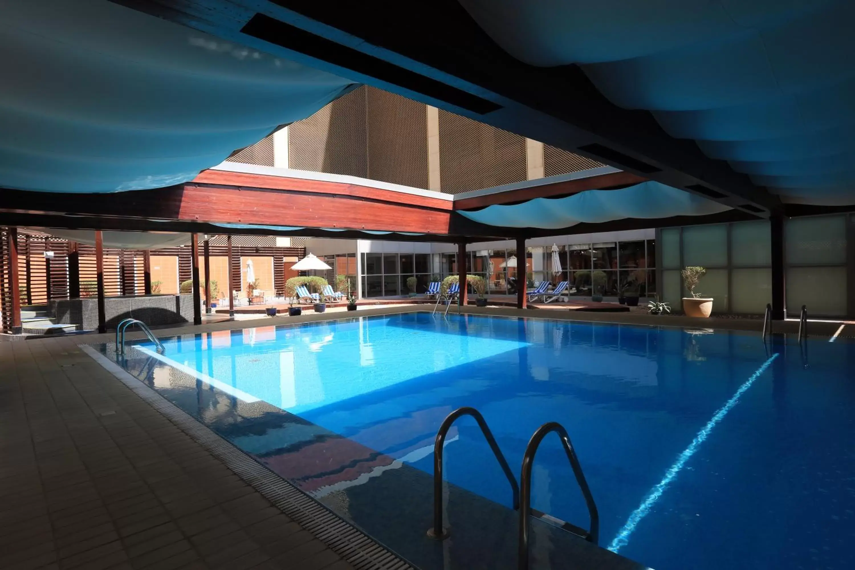 Pool view, Swimming Pool in Radisson Blu Hotel, Riyadh