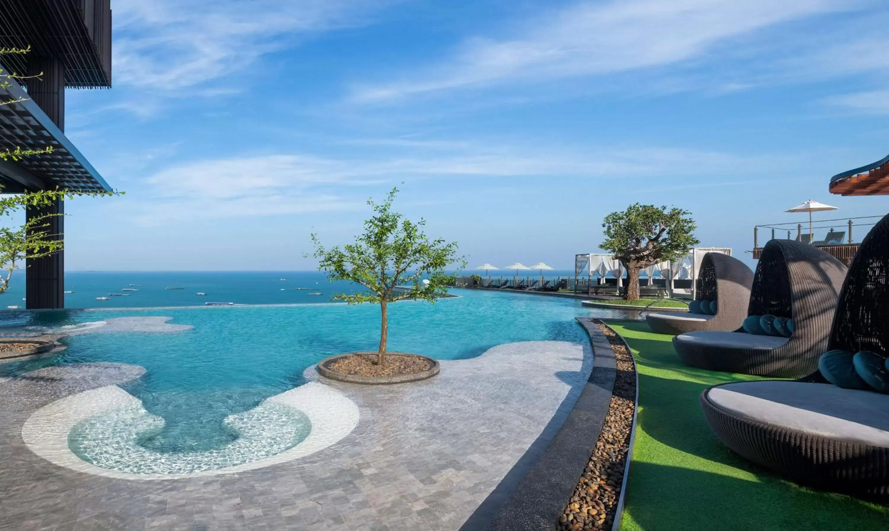 Pool view, Swimming Pool in Hilton Pattaya