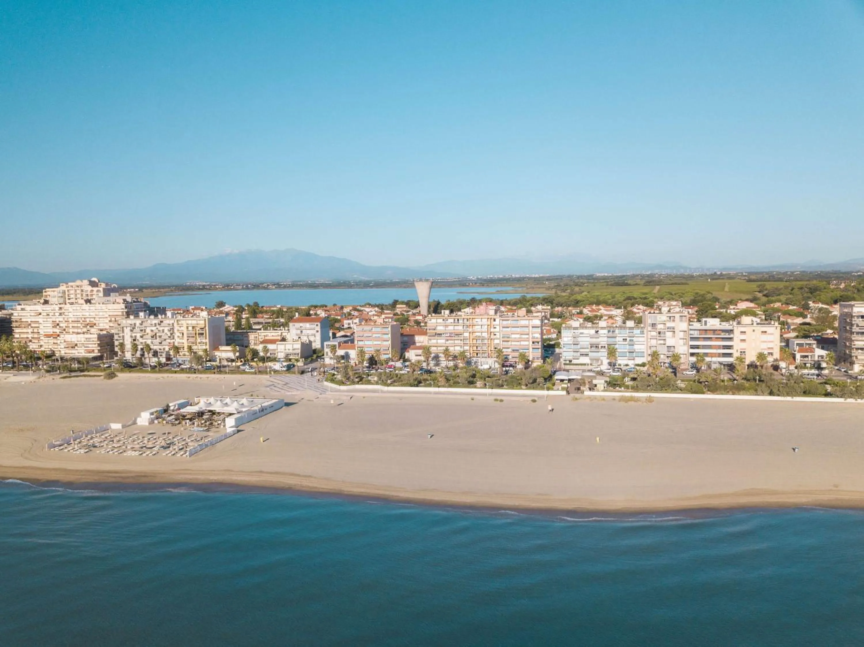 Bird's eye view in Best Western Plus Hotel Canet-Plage