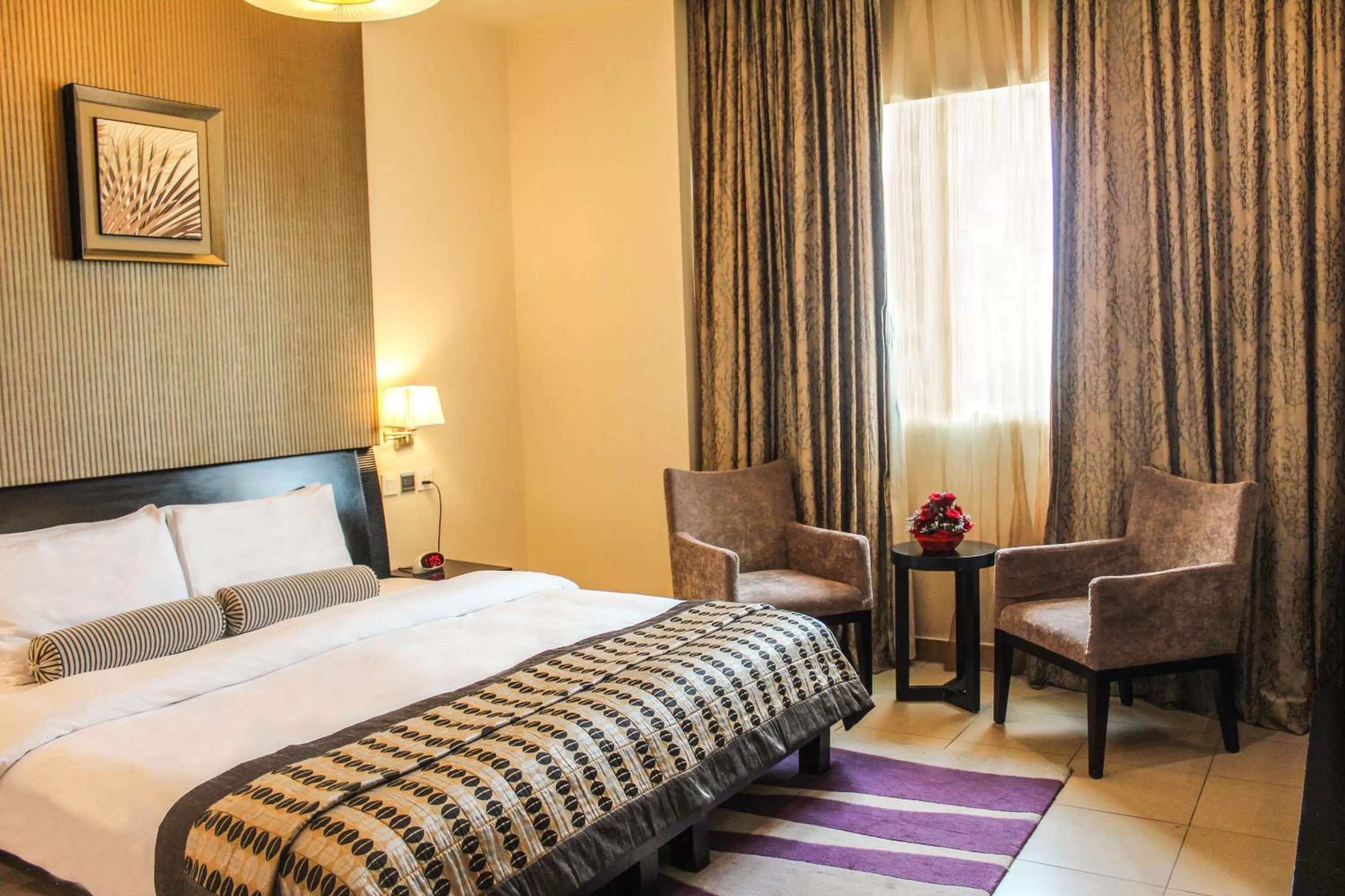 Bedroom, Bed in Dunes Hotel Apartment Oud Metha, Bur Dubai