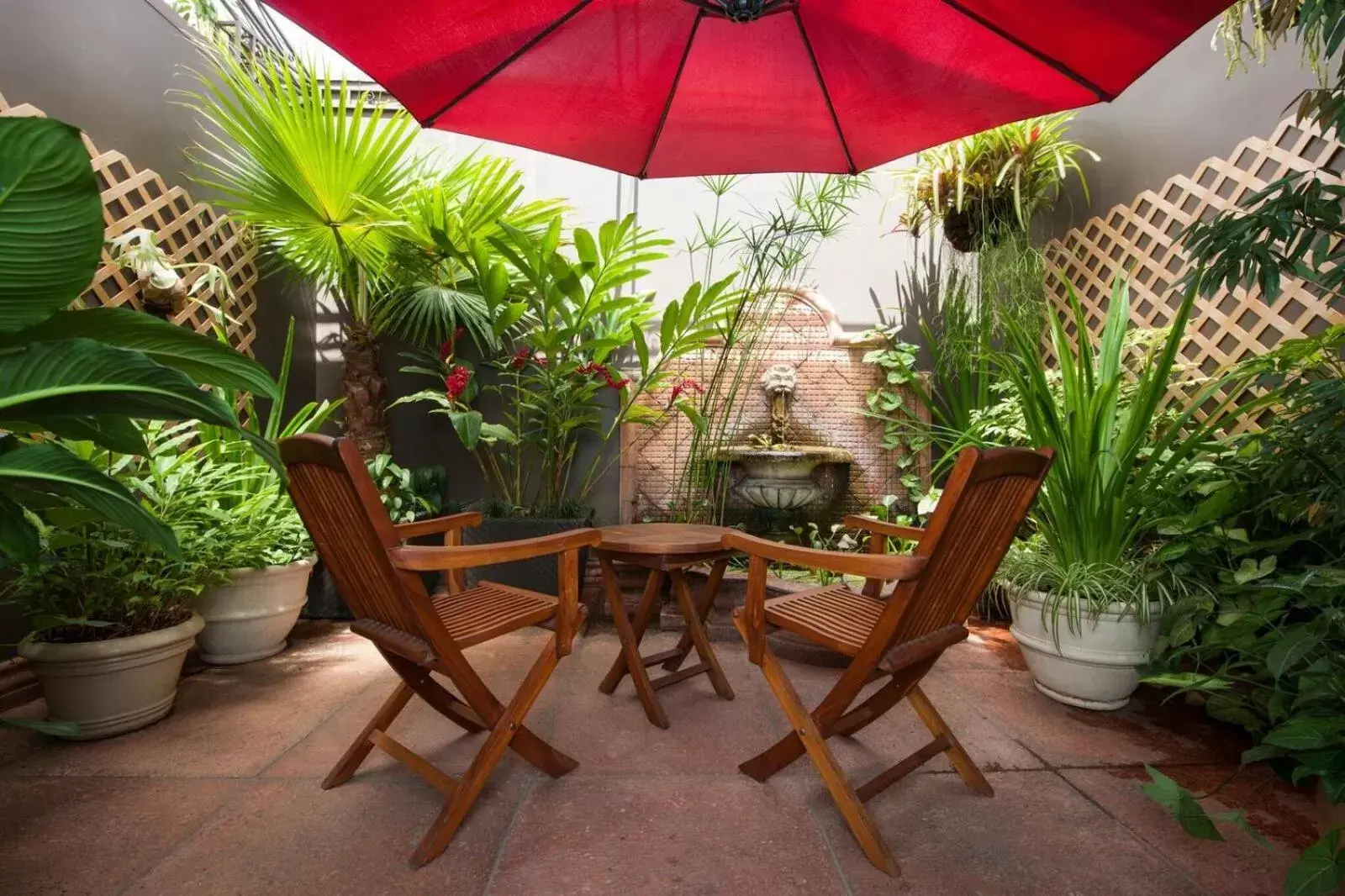 Patio in Hotel Grano de Oro