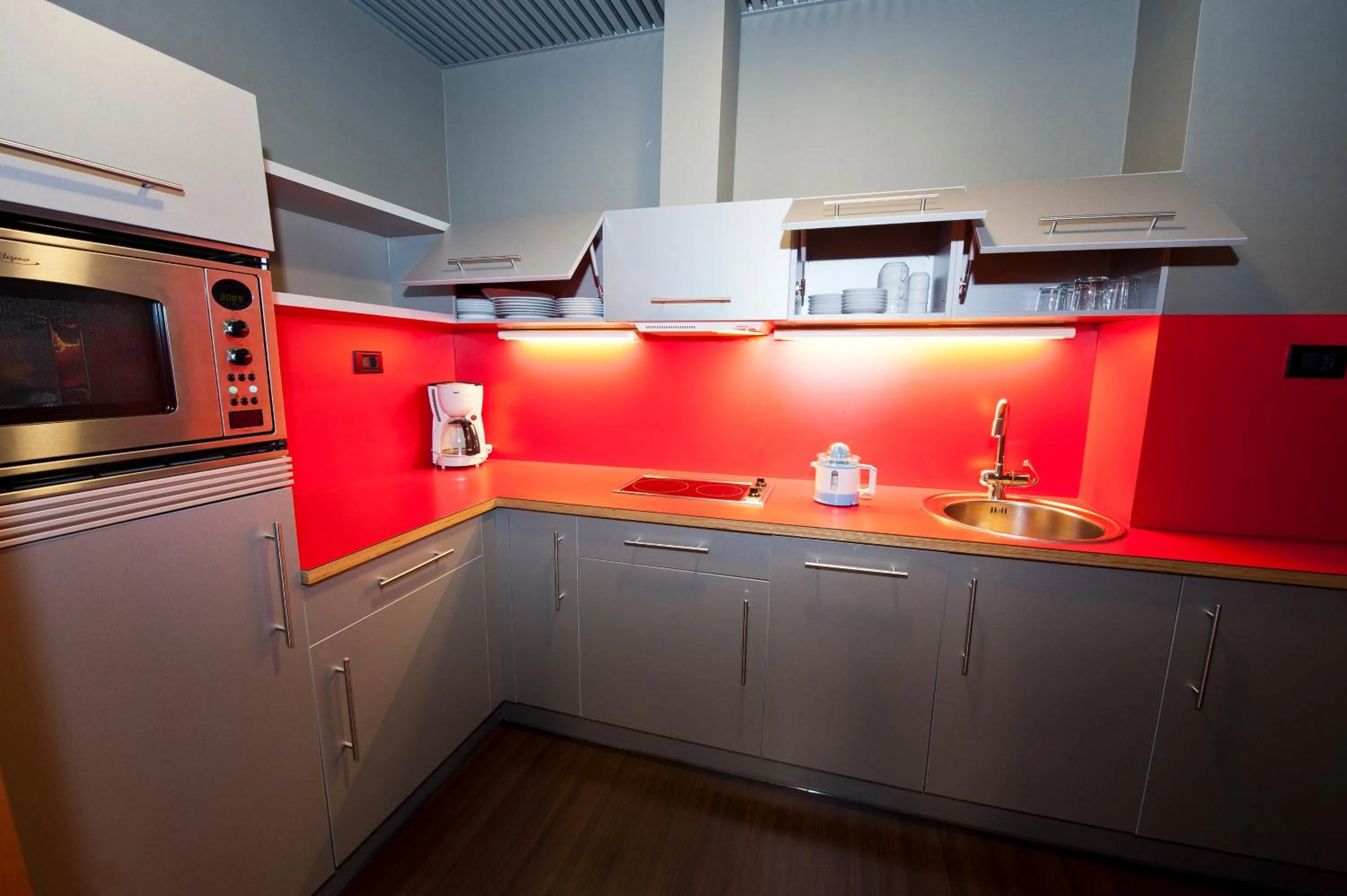 Kitchen or kitchenette in Gran Hotel Lakua