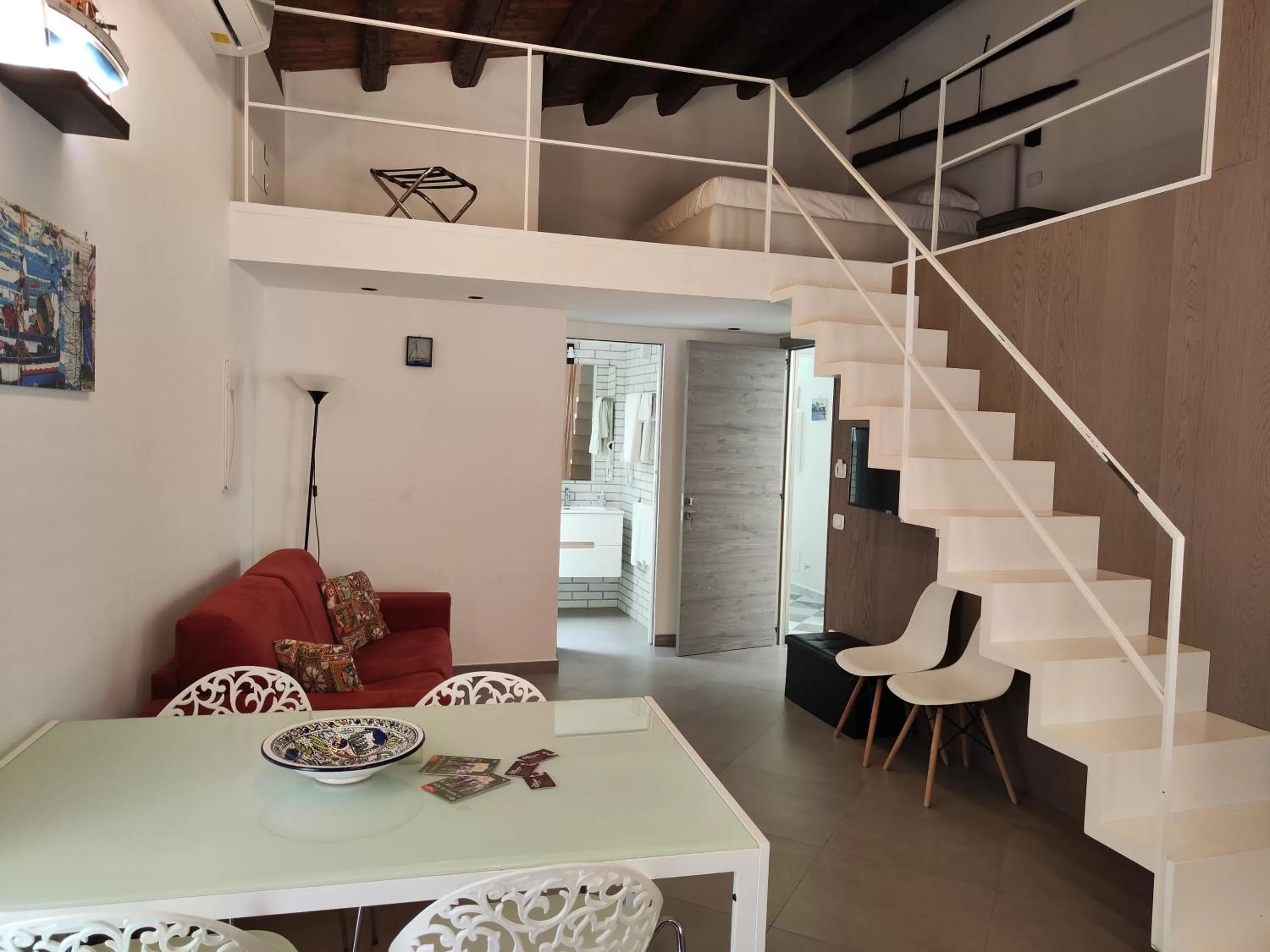 Living room in San Francesco Rooms and Apartment with Terrace in Palermo Locazione Turistica