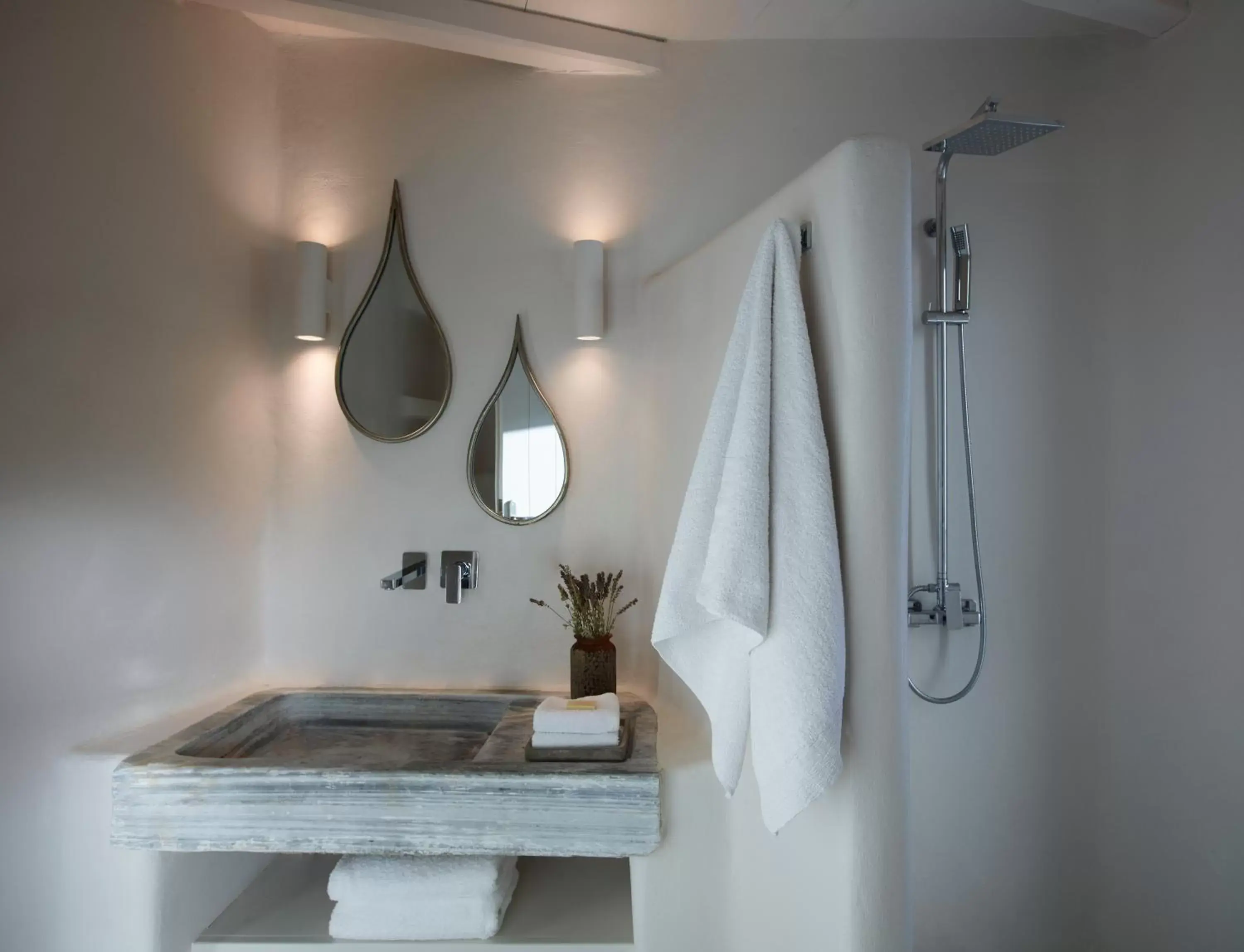 Shower, Bathroom in Aeolis Tinos Suites