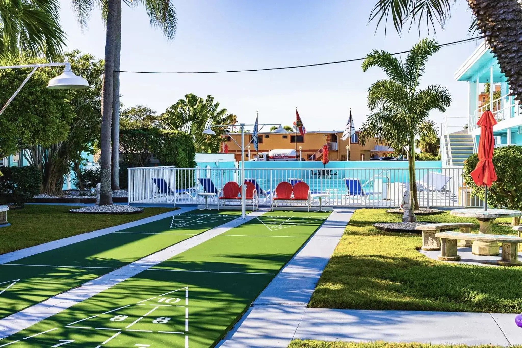 Pool view, Swimming Pool in Sea Jay Motel and Marina