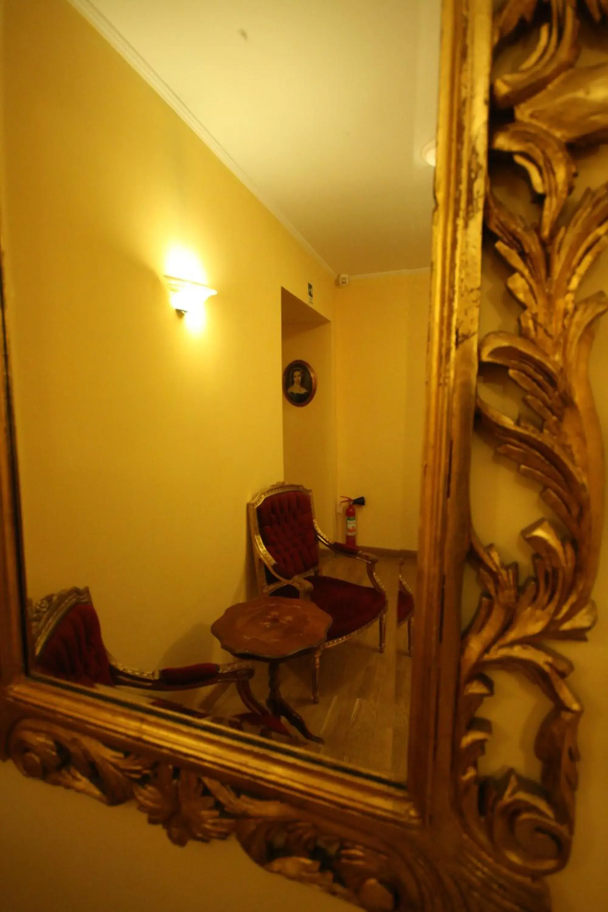 Decorative detail in Hotel Termini